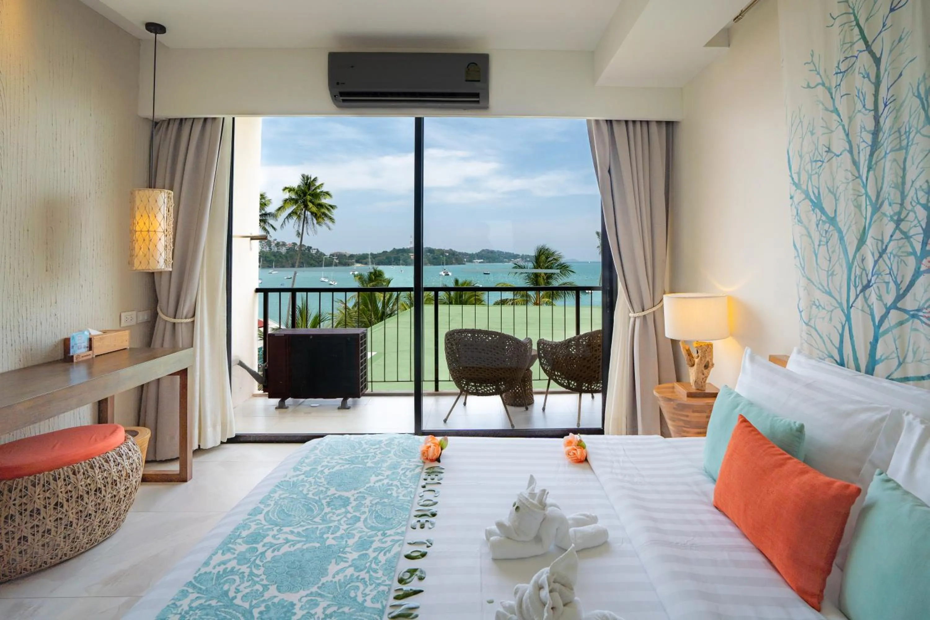 Bed in Bandara Beach Resort, Phuket