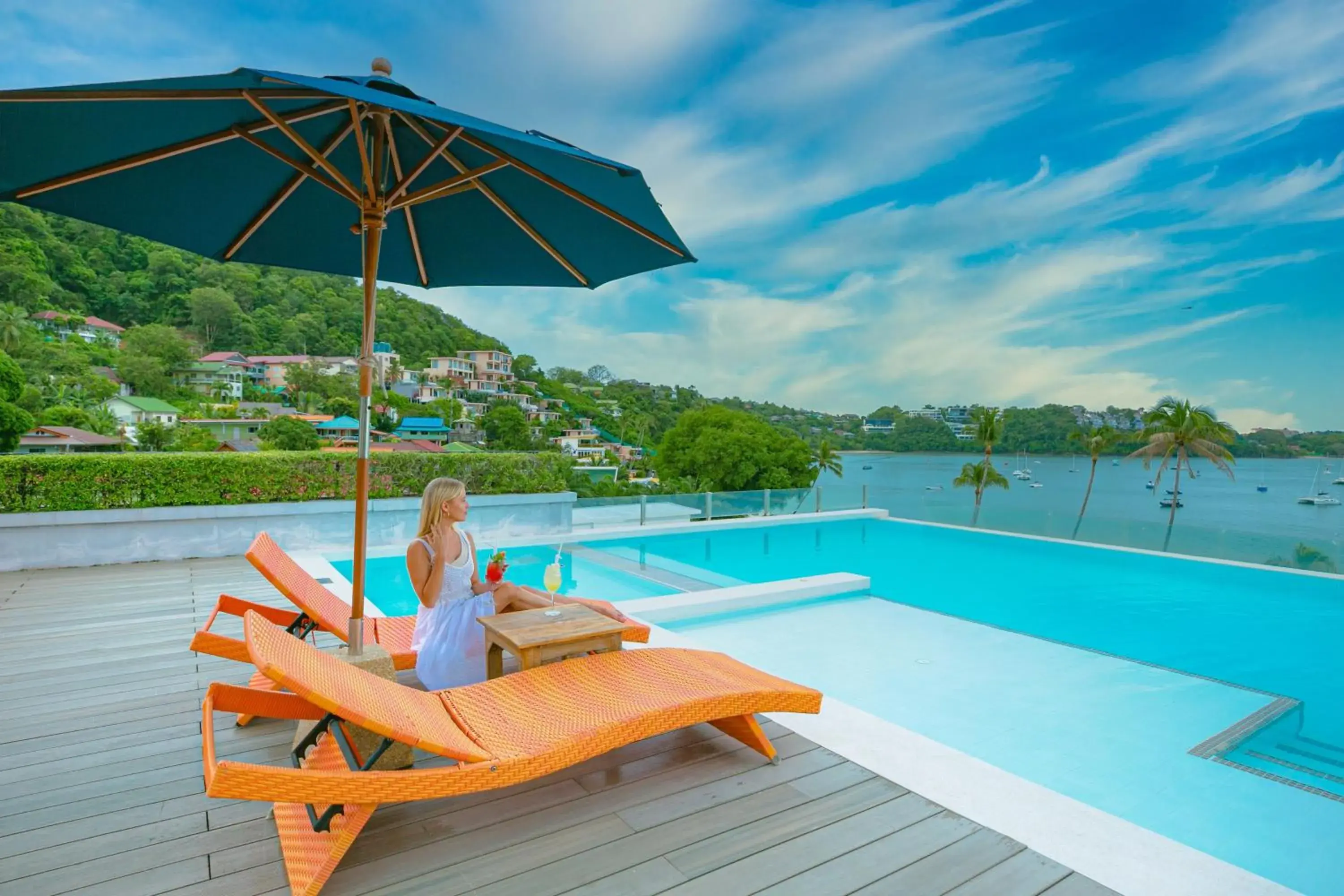 Swimming pool in Bandara Beach Resort, Phuket Swimming pool in Bandara Beach Resort, Phuket