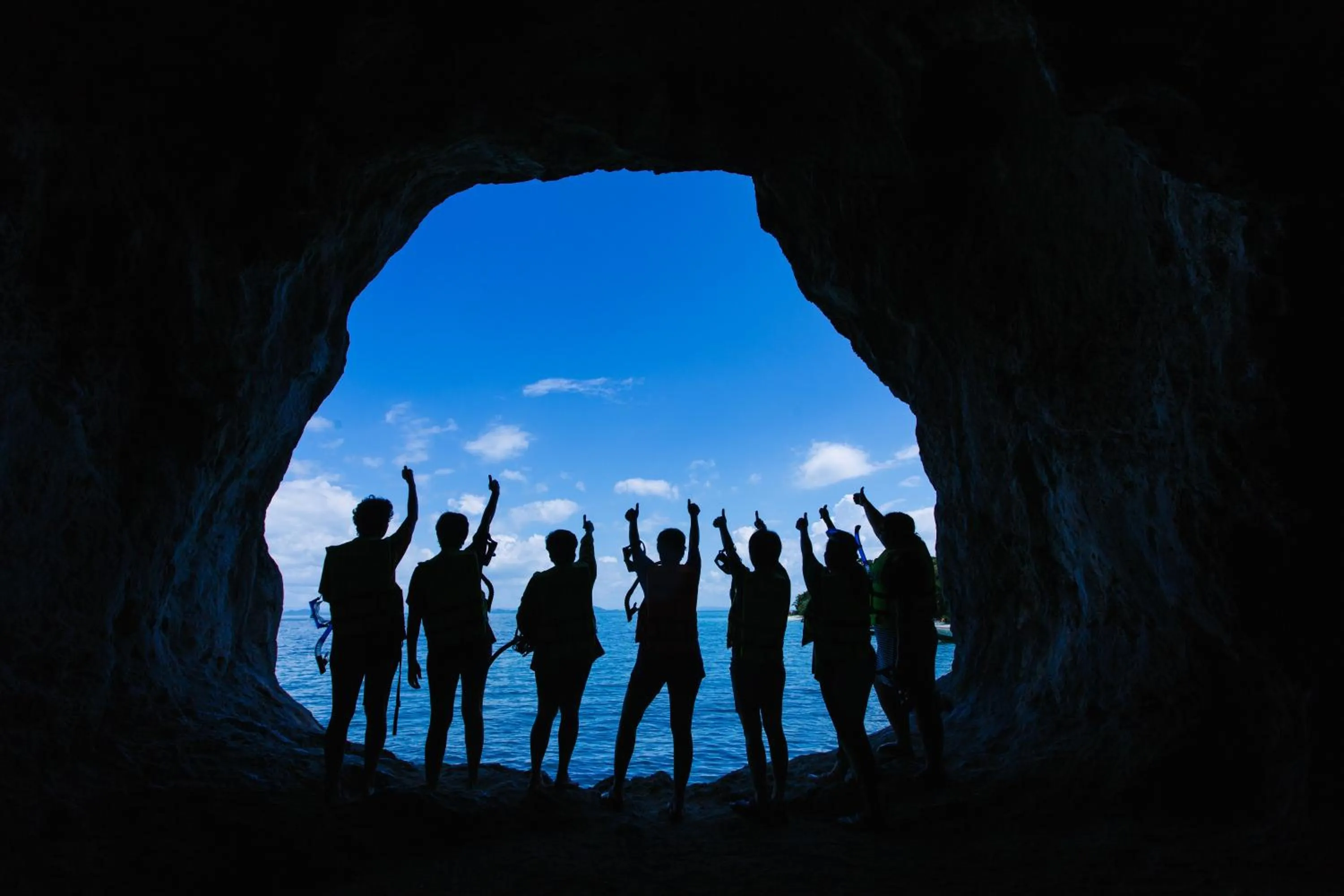 group of guests in Yataa Spa and Resort