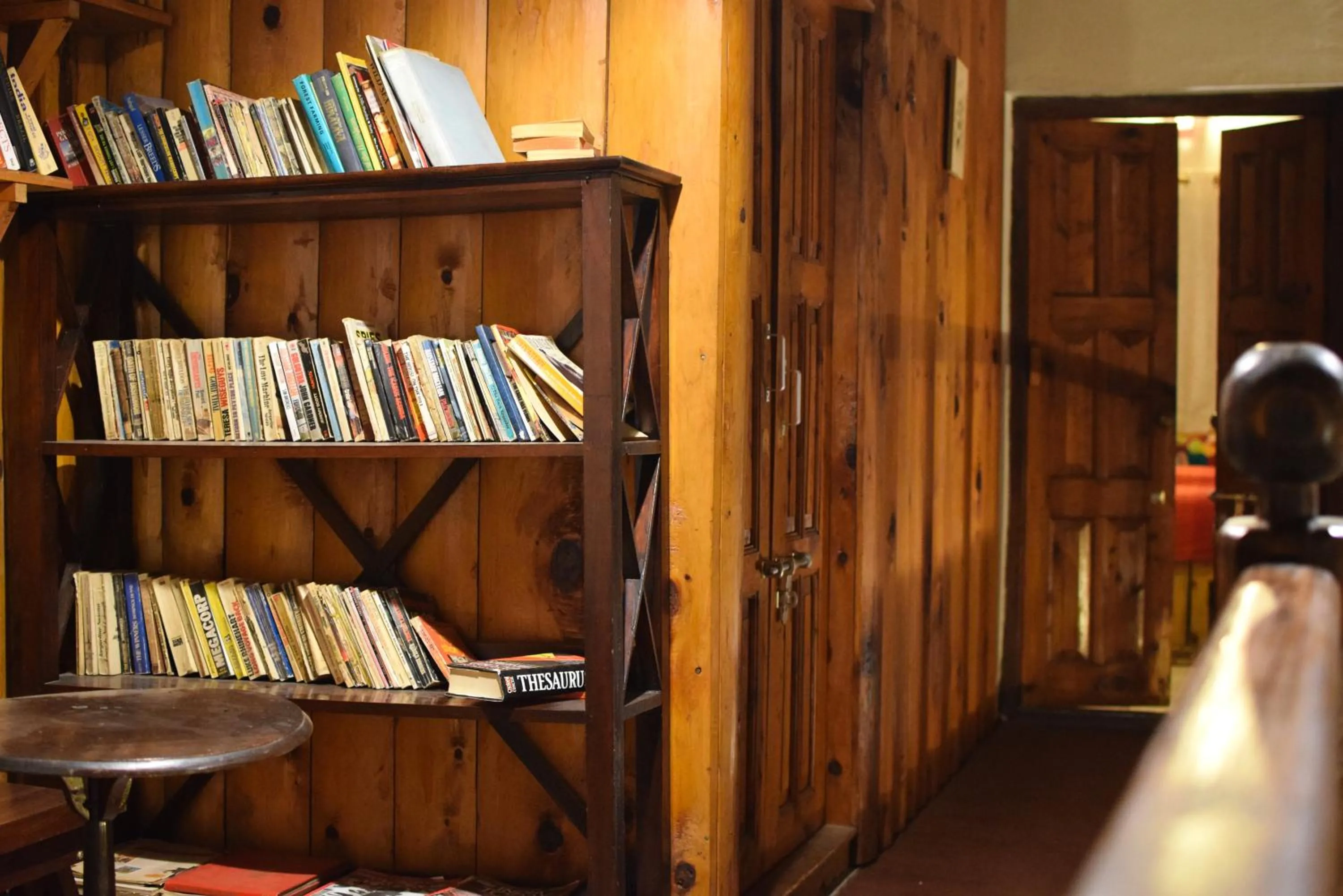 Library in Fredy's Bungalow near Nainital