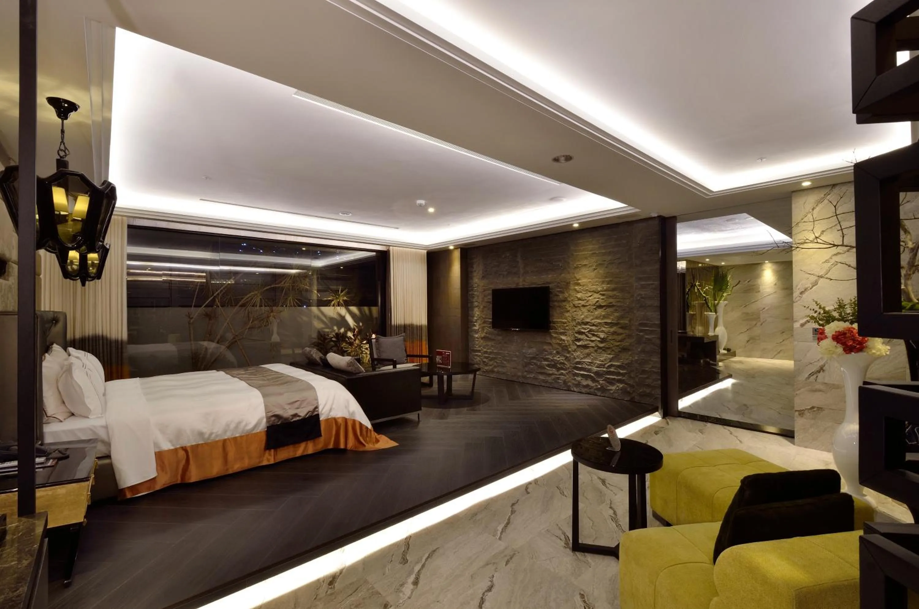 Bed in Taichung Ease Motel