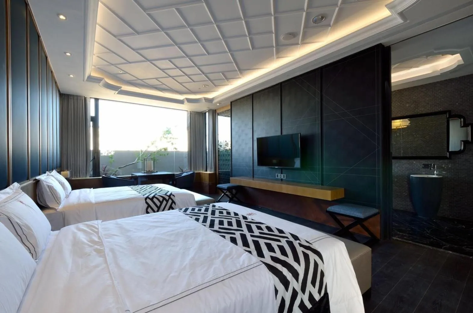 Bed in Taichung Ease Motel