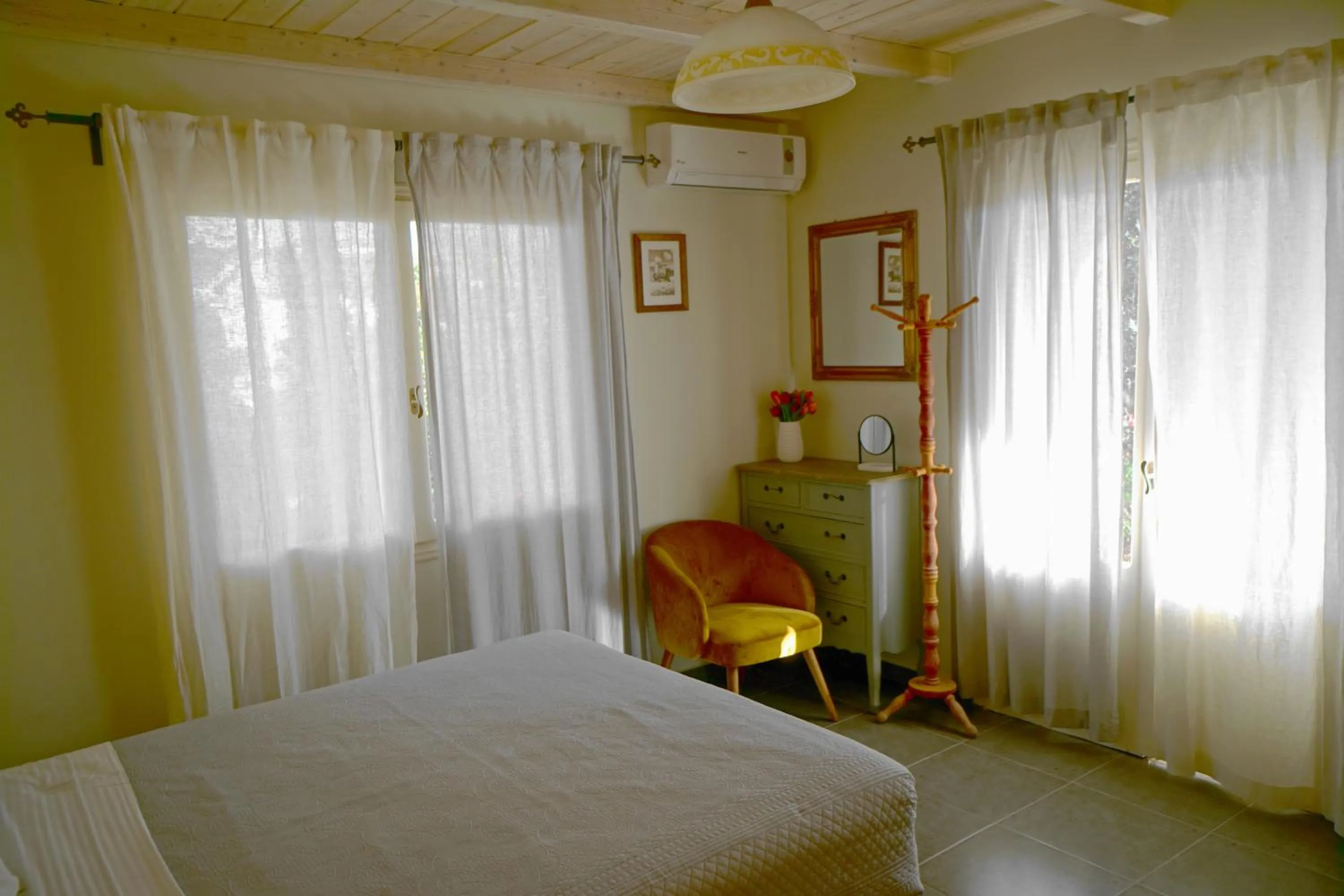 Bed in Seaside Cottage