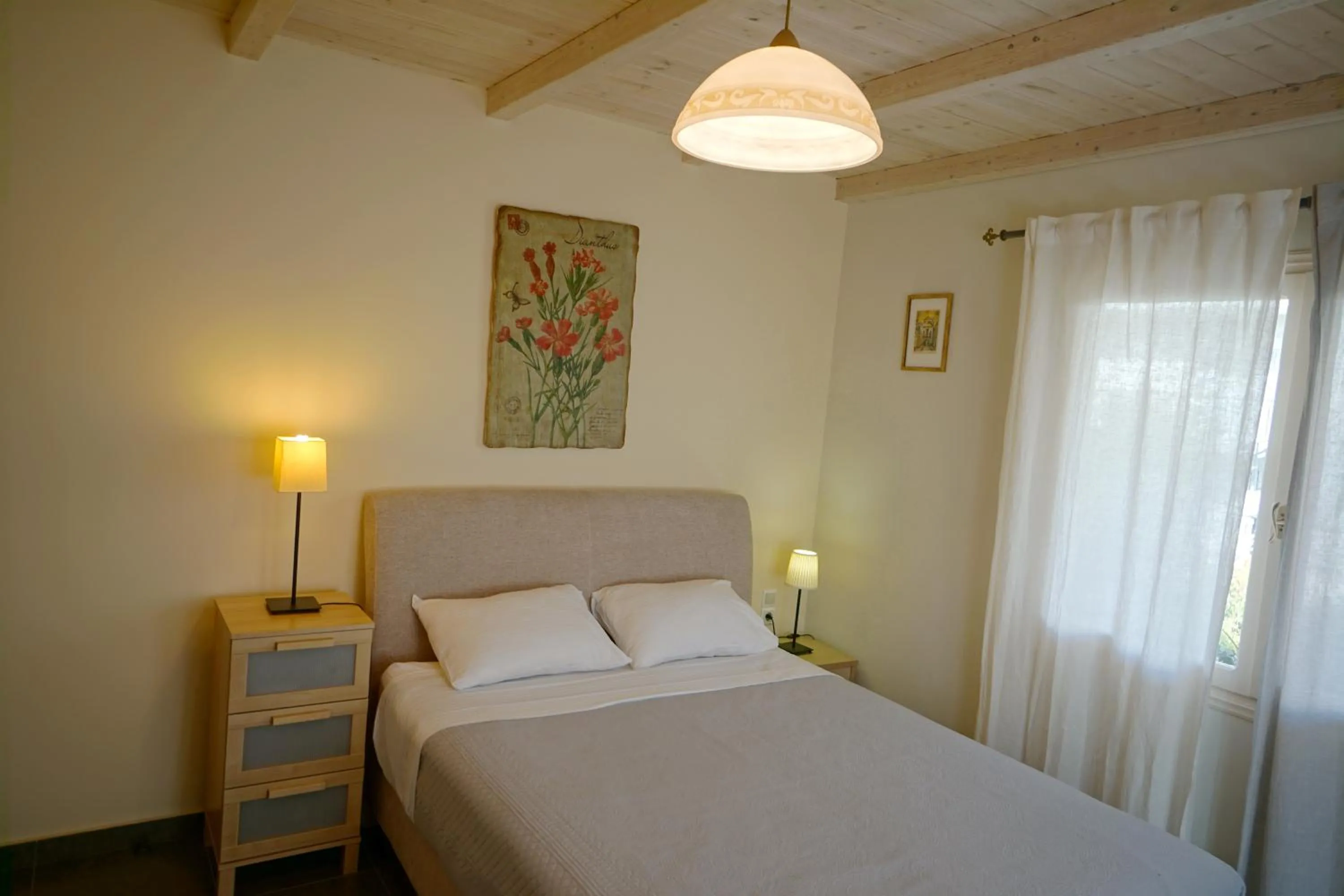 Bed in Seaside Cottage