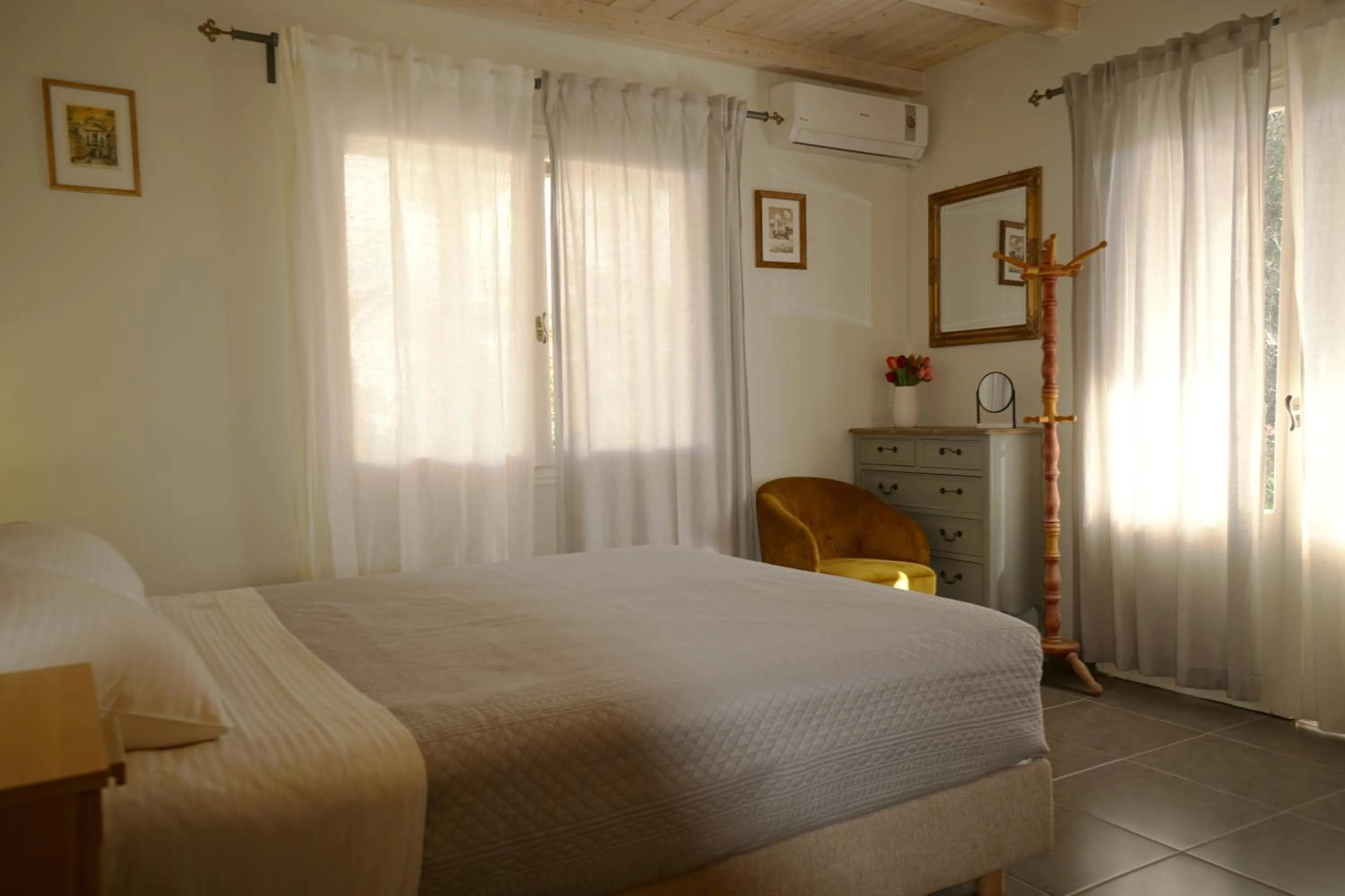 Bed in Seaside Cottage