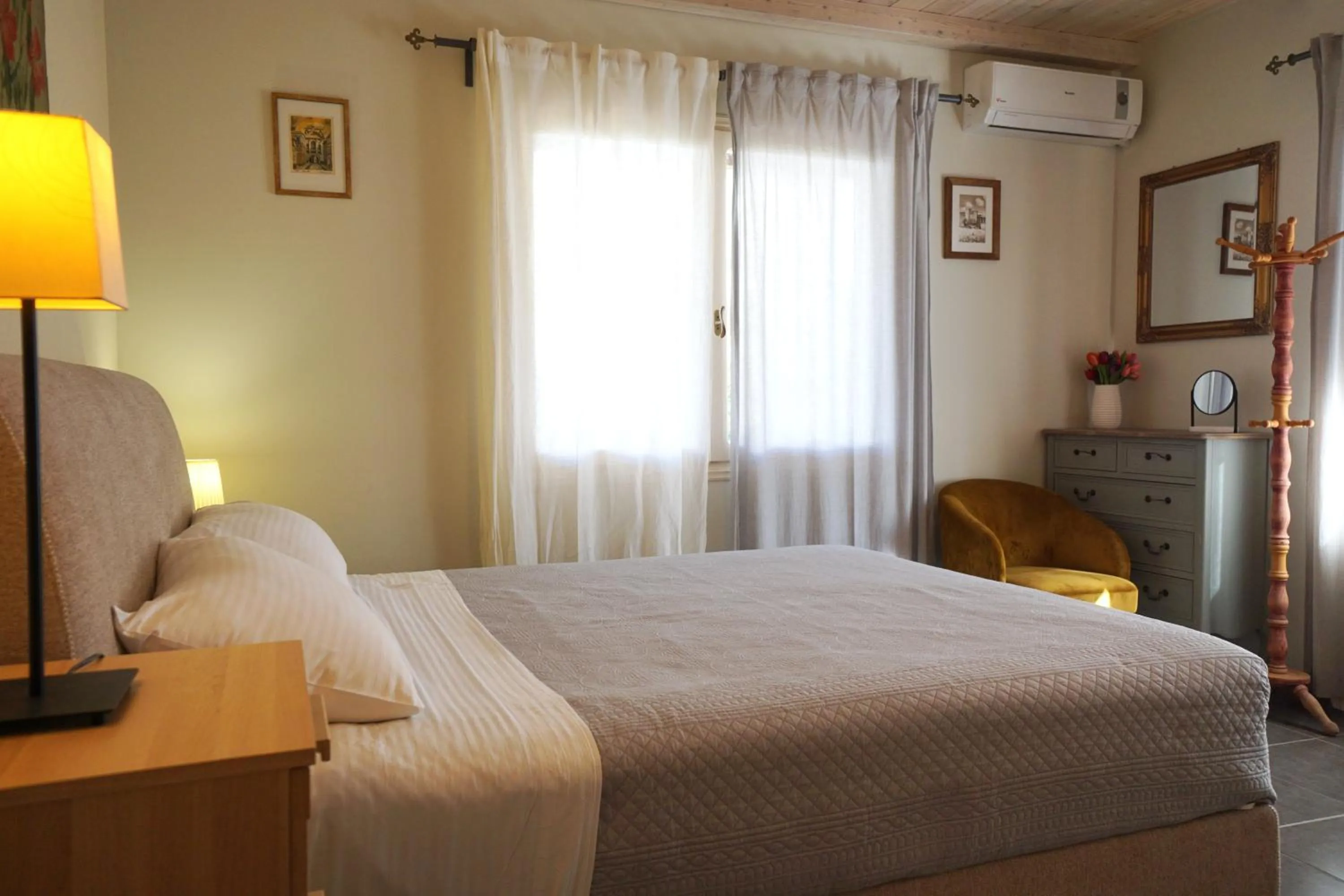 Bed in Seaside Cottage