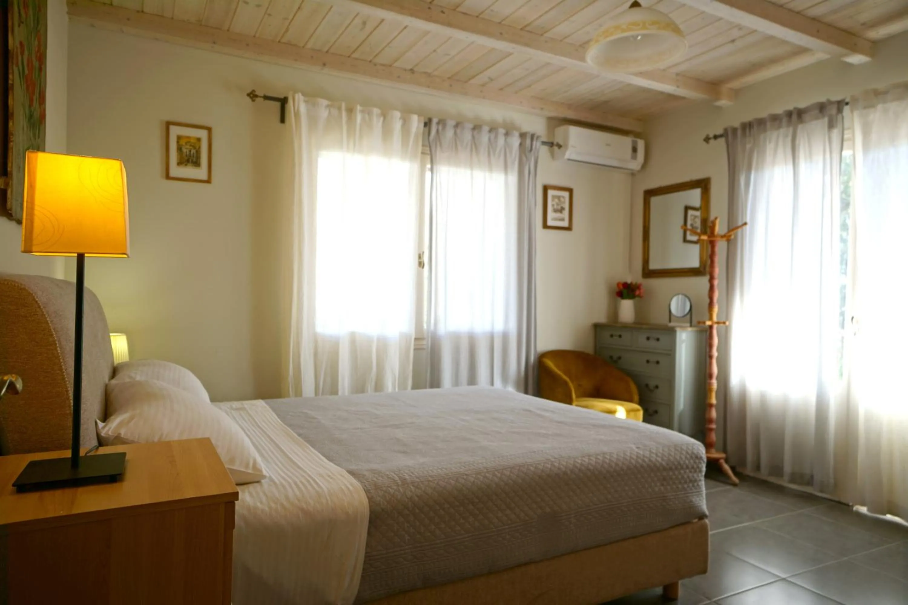 Bed in Seaside Cottage