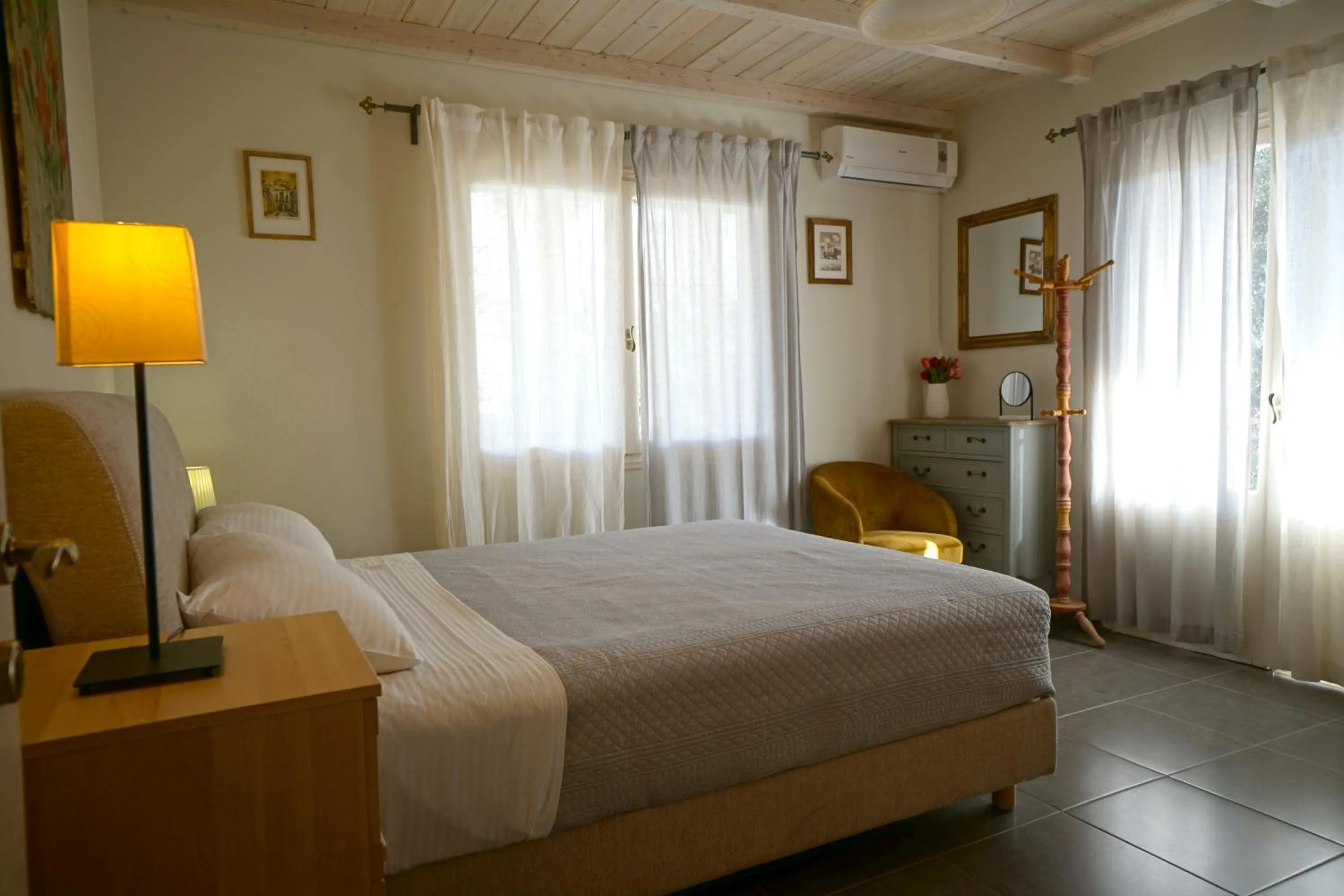 Bed in Seaside Cottage