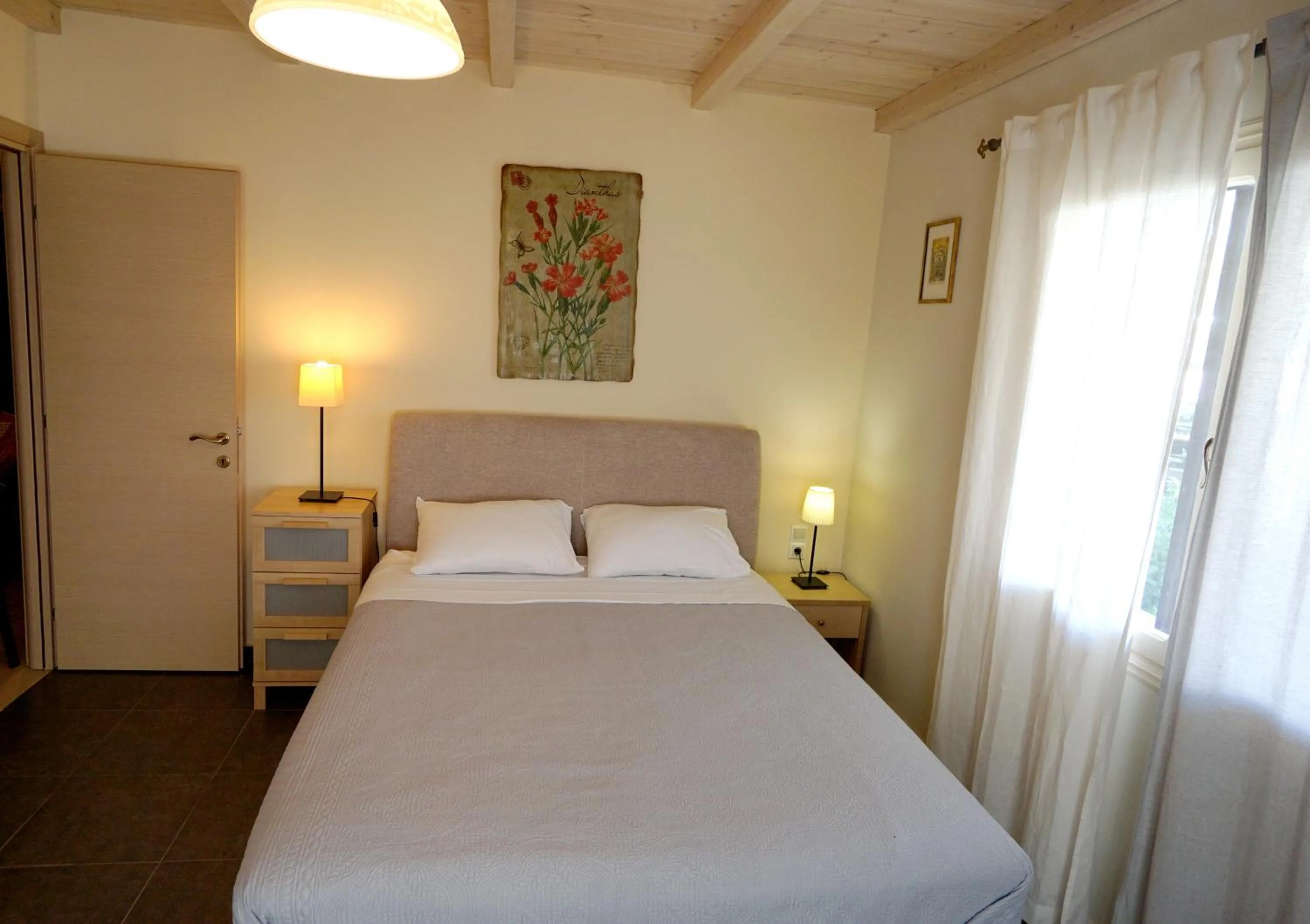 Bed in Seaside Cottage