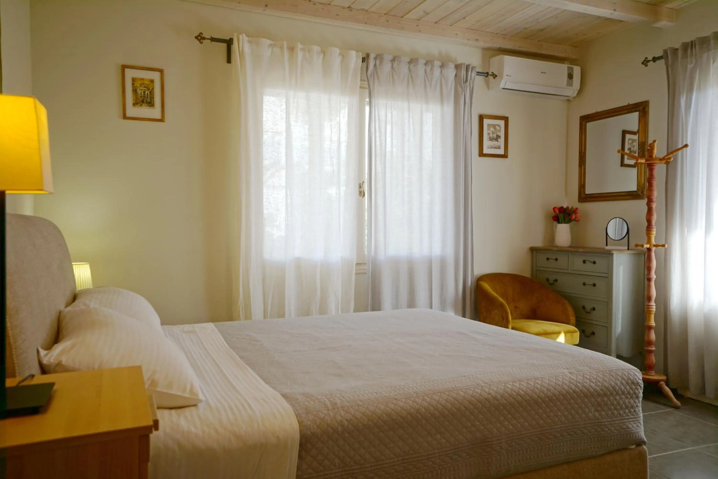 Bed in Seaside Cottage