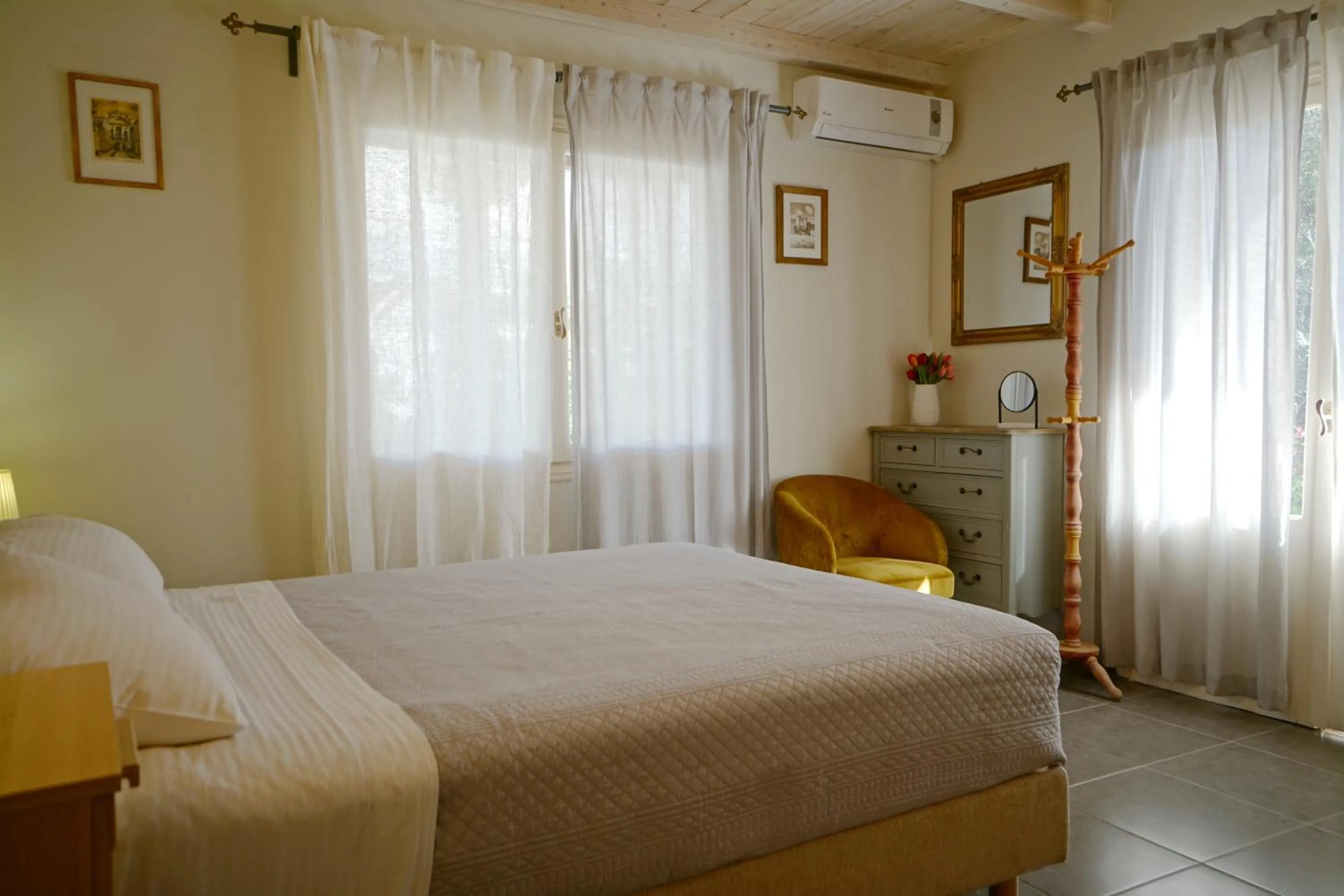 Bed in Seaside Cottage