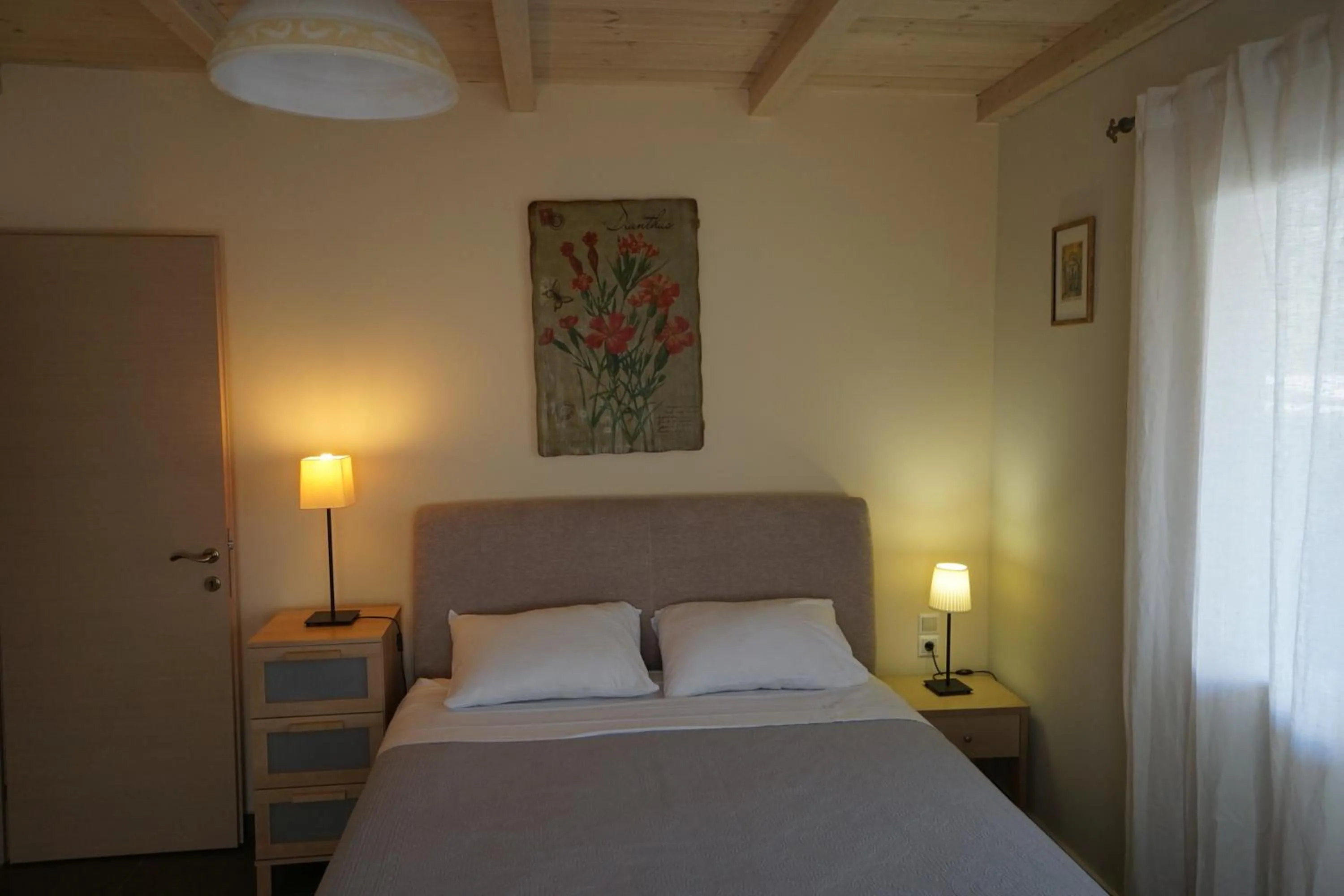 Bed in Seaside Cottage