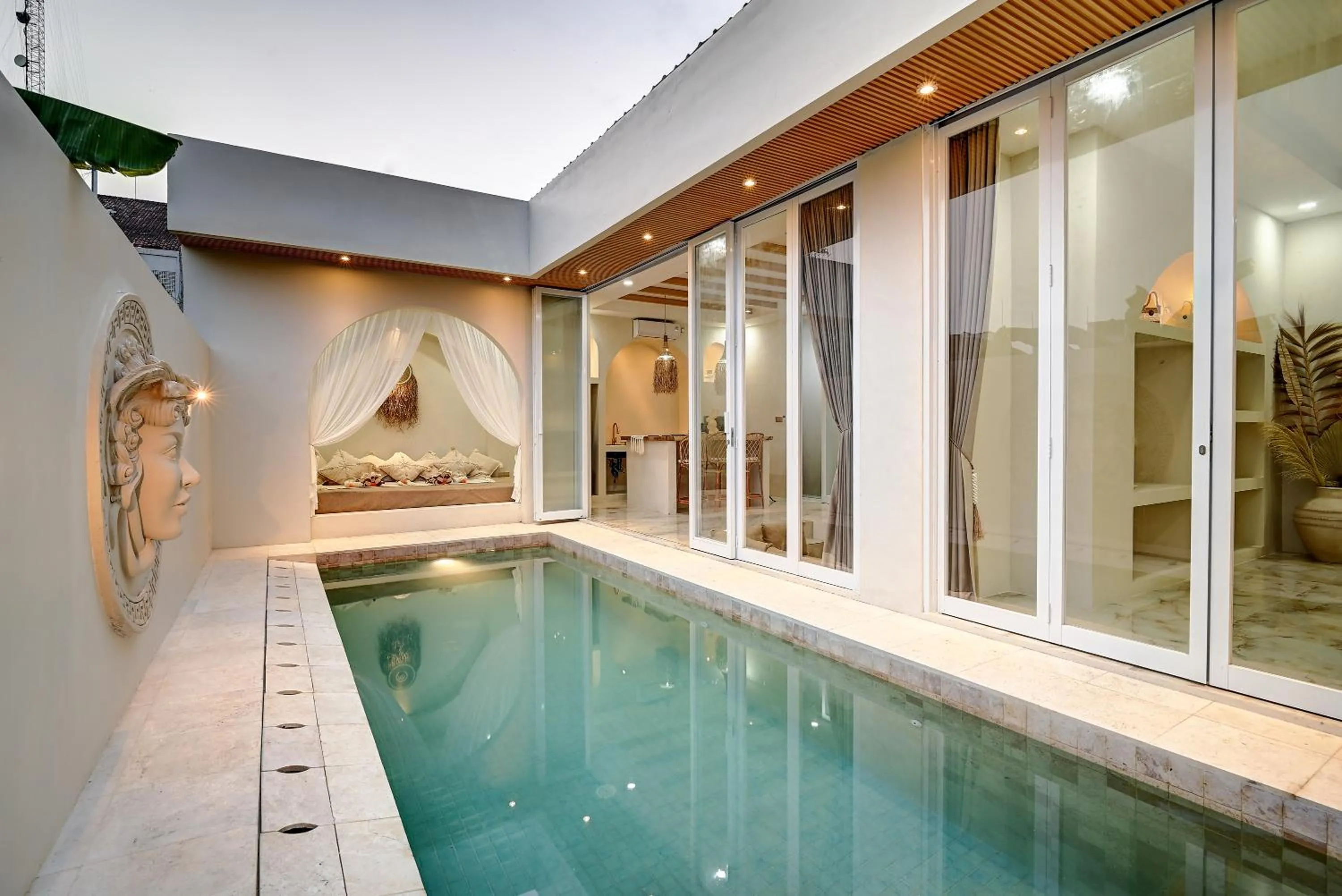 Pool view in The Medusa Villas Bali