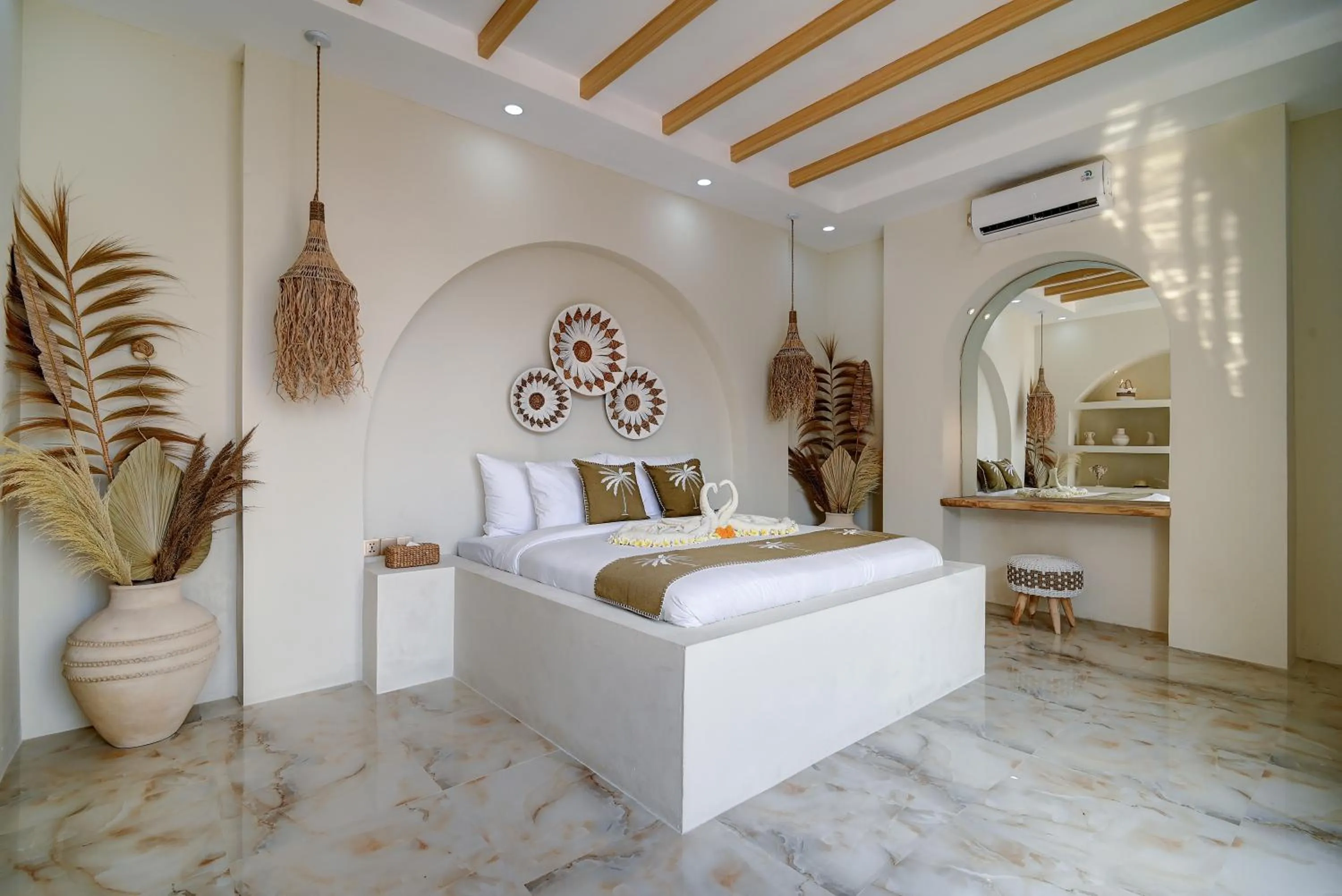 Bed in The Medusa Villas Bali