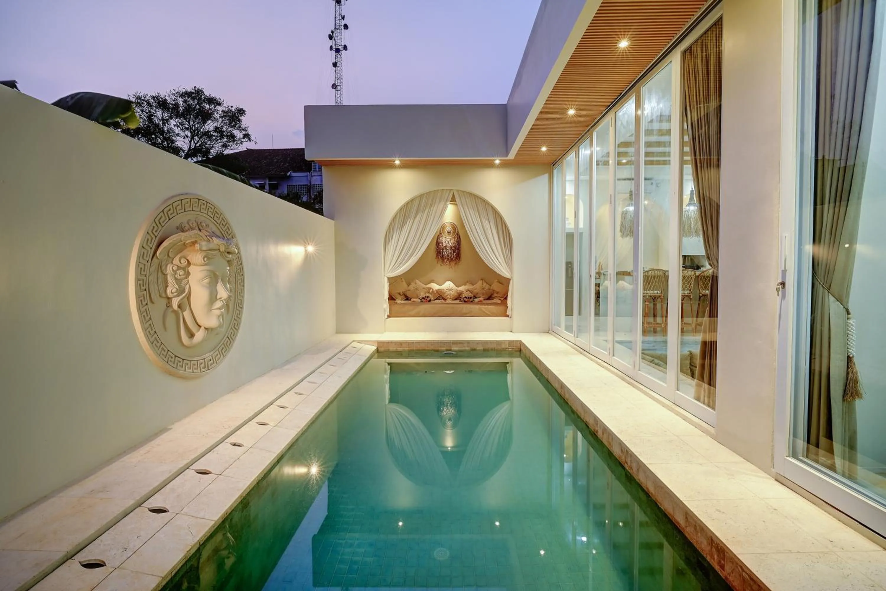 Pool view in The Medusa Villas Bali