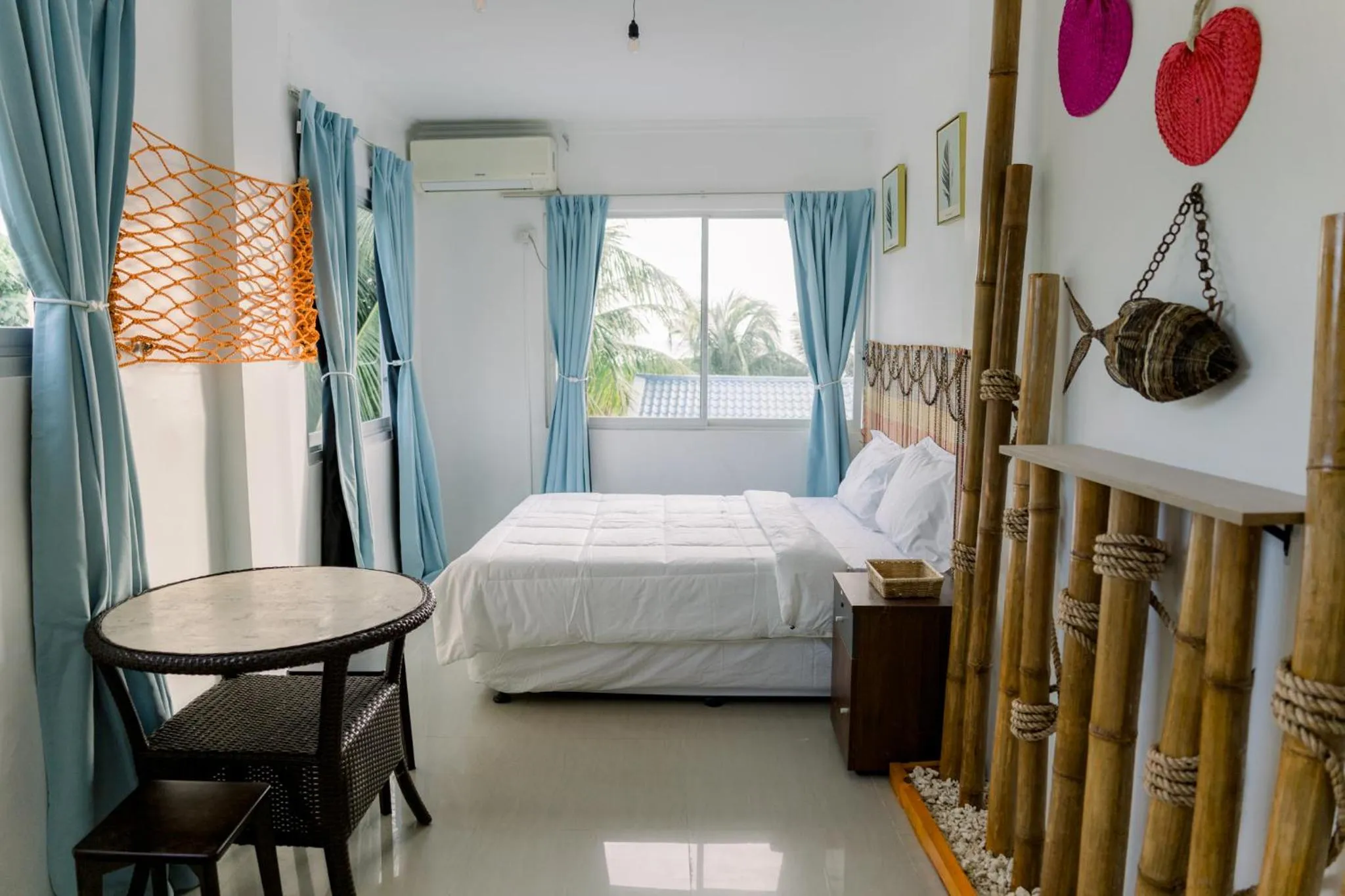 Living room, Bed in 8 Plus Beach Resort