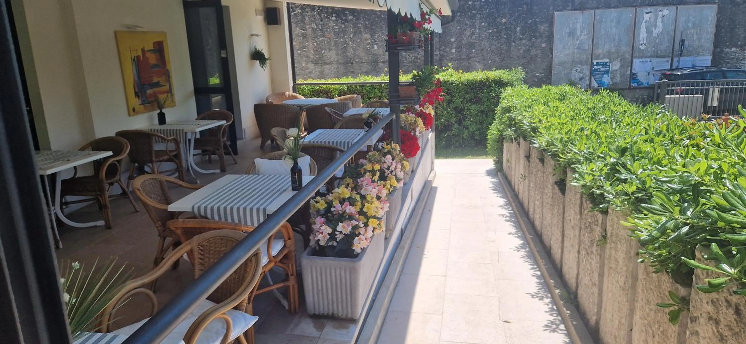 Patio in Hotel Marina