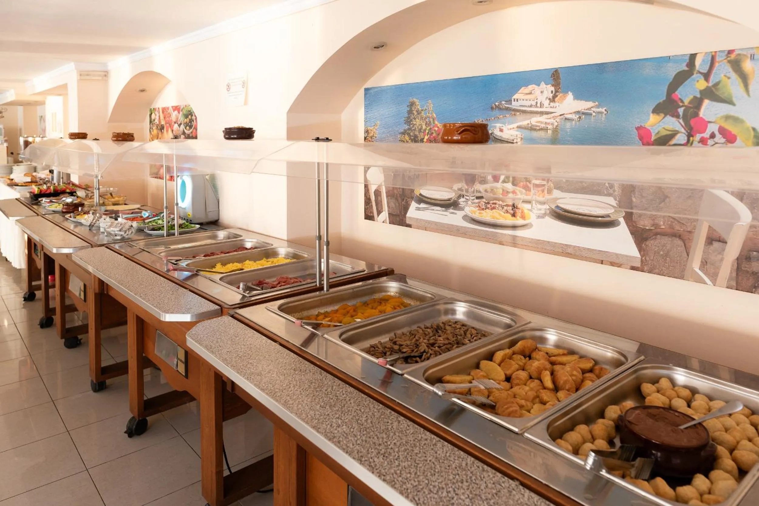 Buffet breakfast in Corfu Maris