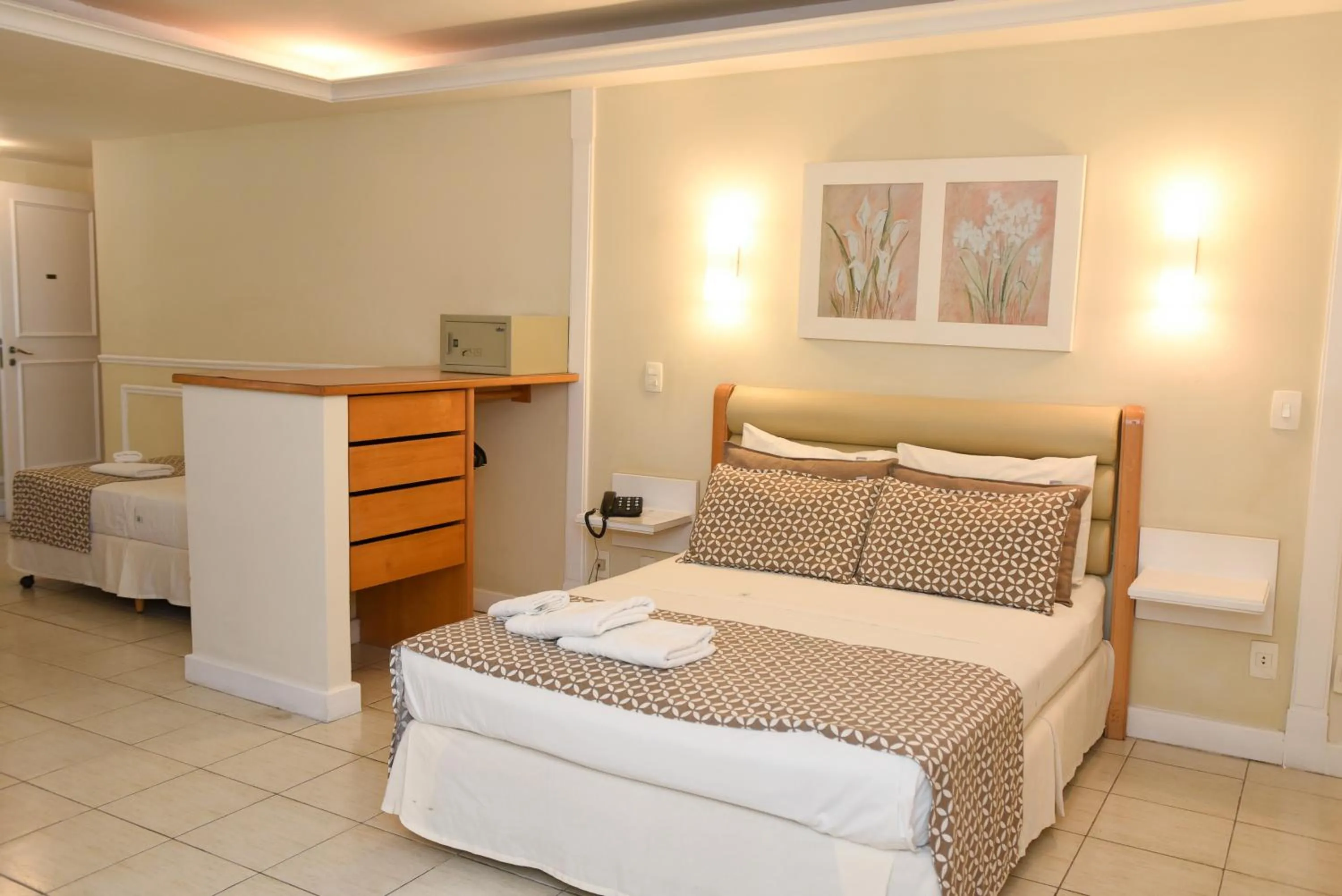 Bed in Hotel Village Icaraí