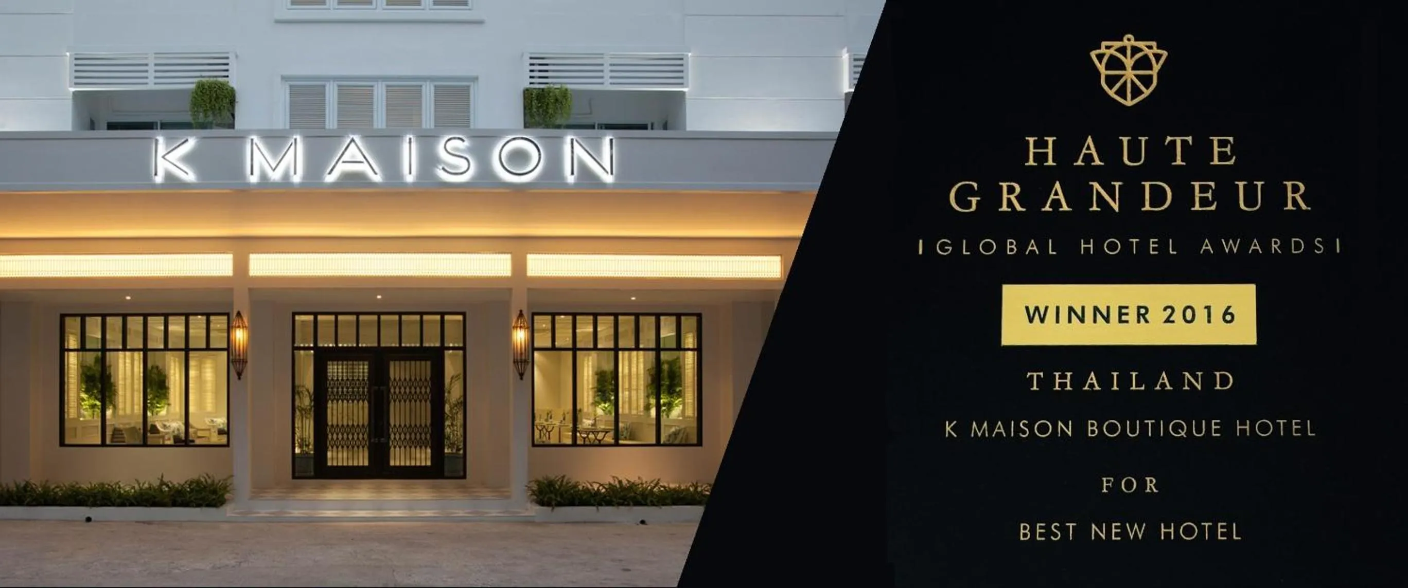 Certificate/Award in K Maison Boutique Hotel