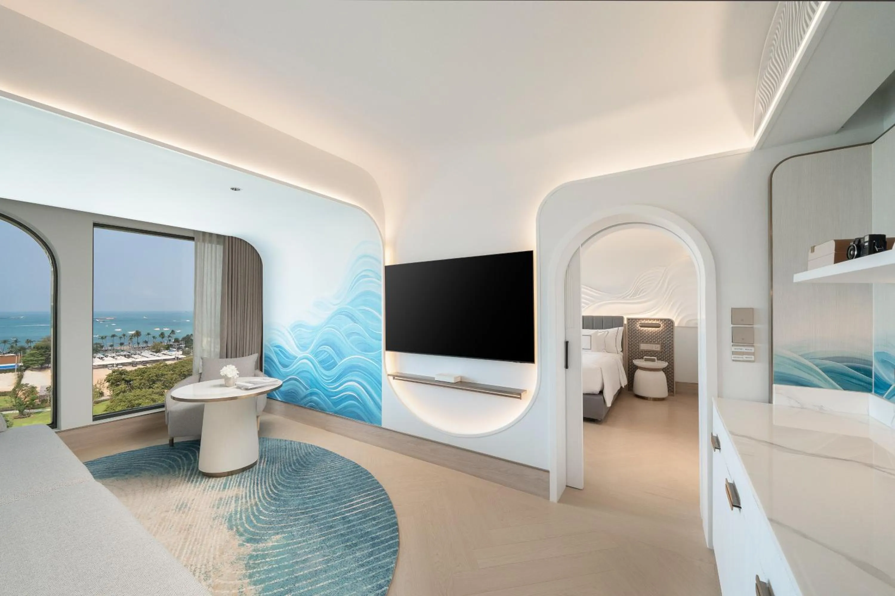 Bed in Meliá Pattaya Hotel