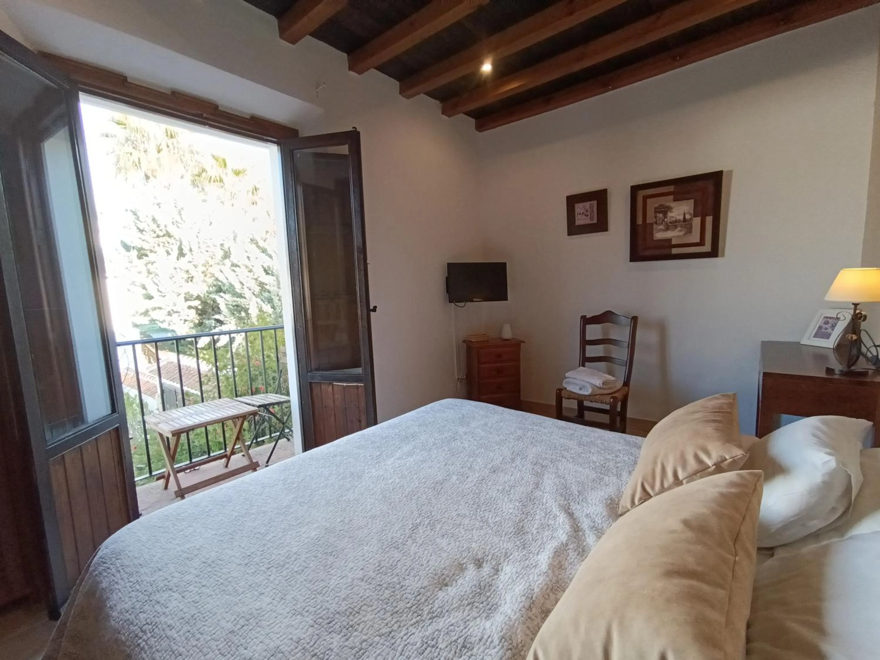 Double Room with Balcony in Hotel La Perla Blanca