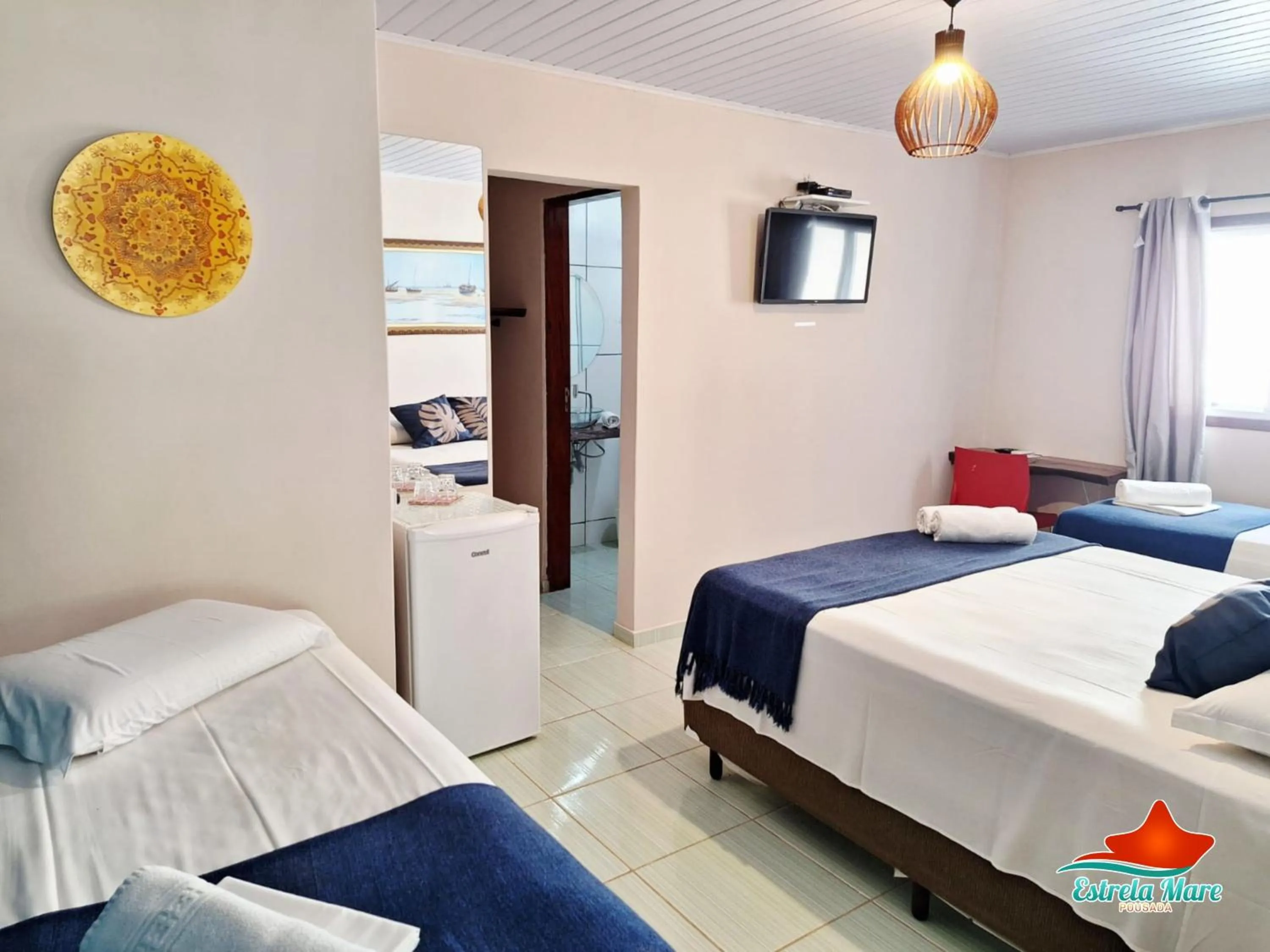 Bedroom, Bed in Pousada Estrela Mare