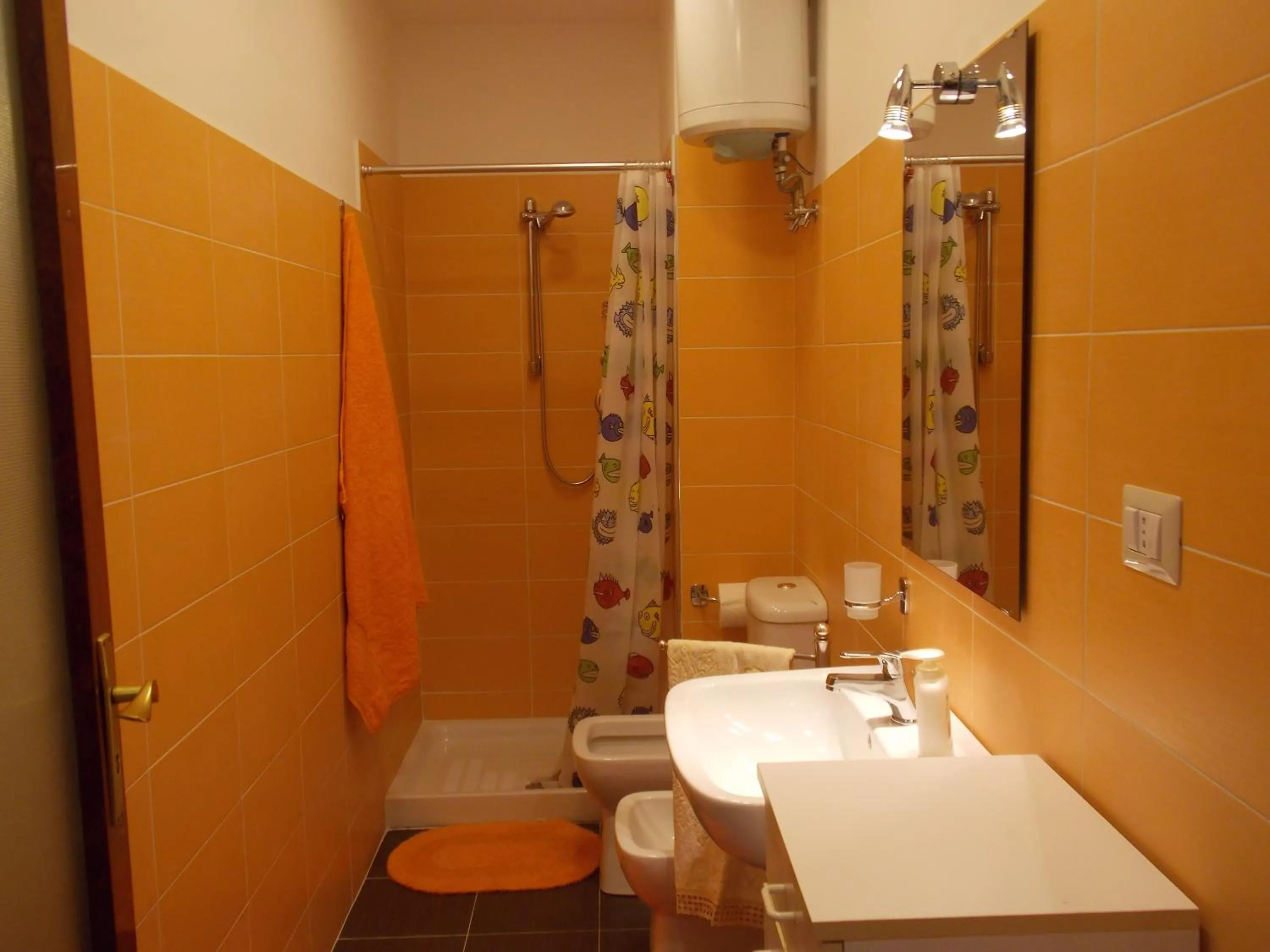 Shower in B&B Mariafrancesca