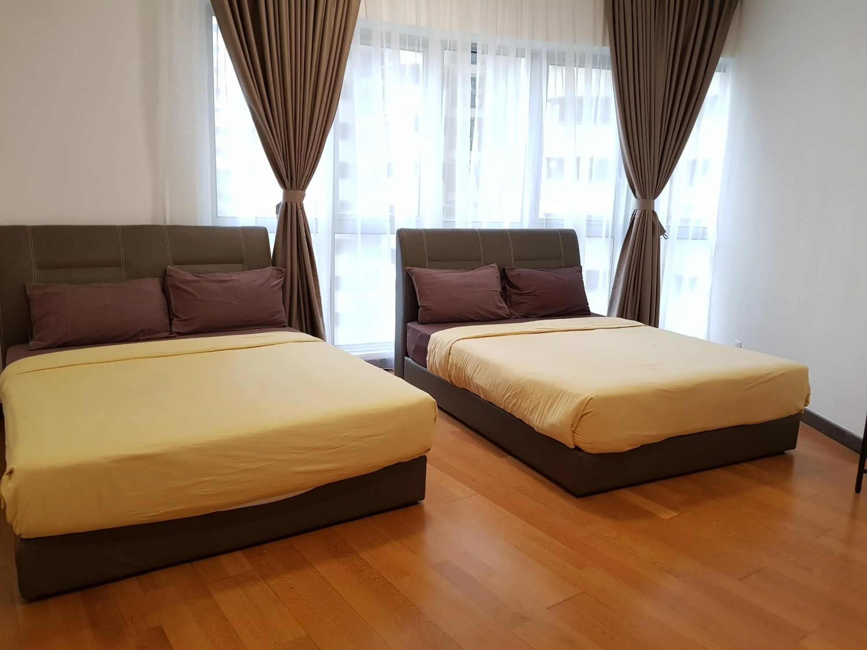 Bed in BEST KL City View at Regalia Residence