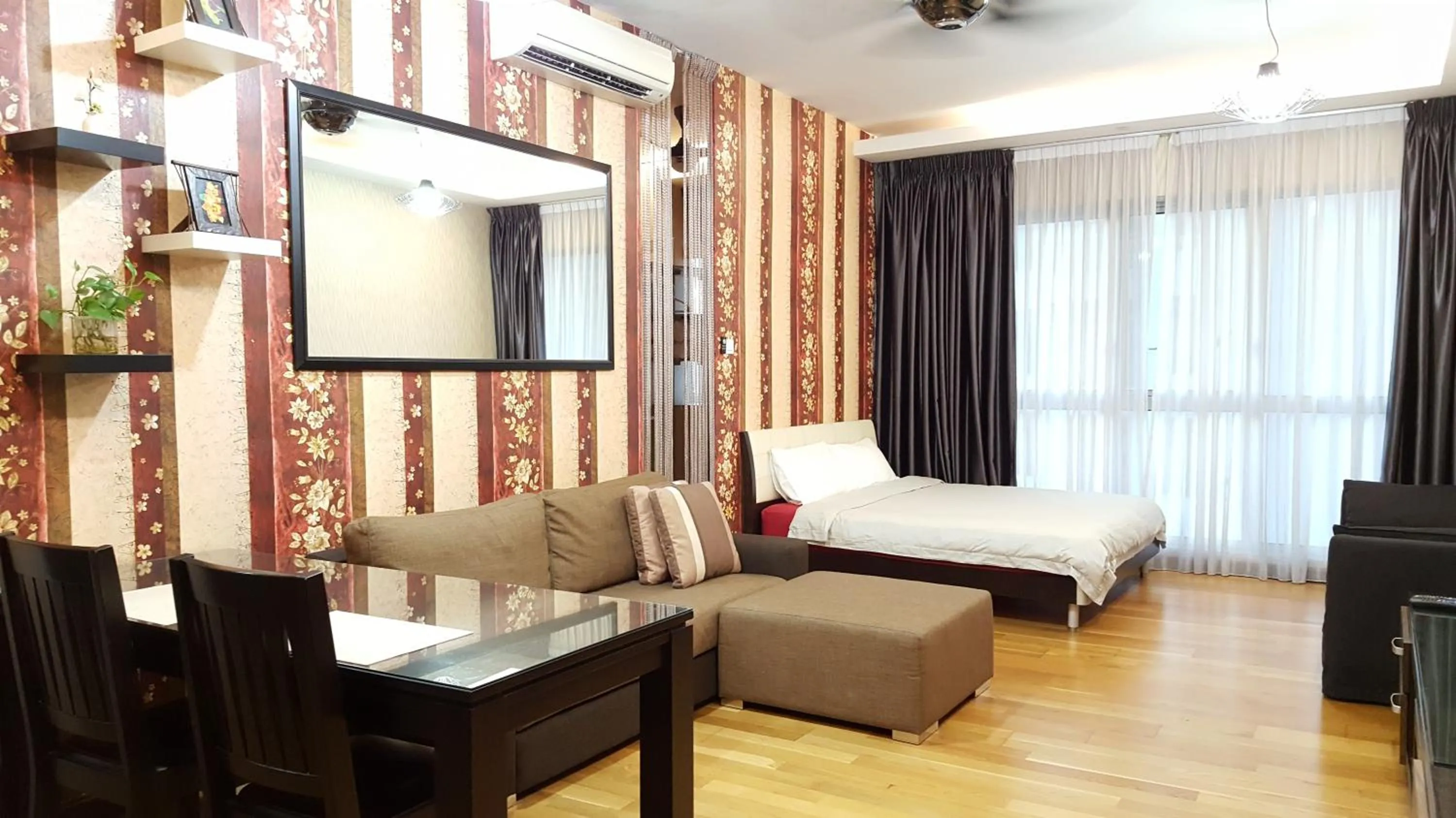 TV and multimedia, Bed in BEST KL City View at Regalia Residence