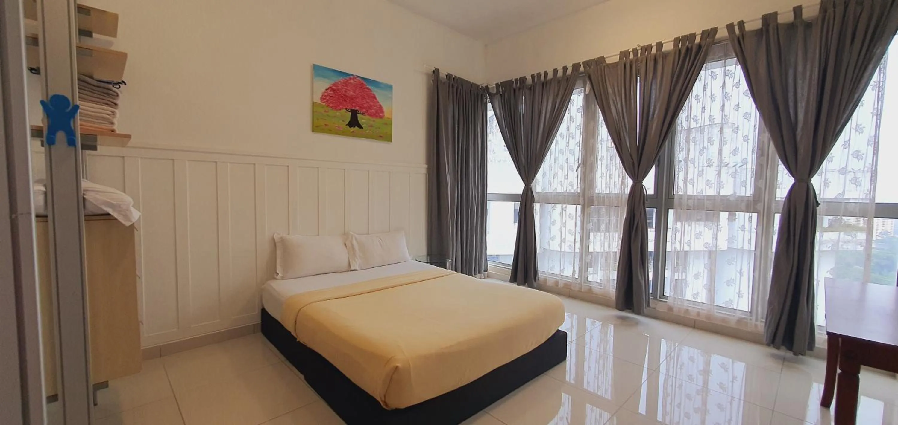 Bedroom, Bed in BEST KL City View at Regalia Residence