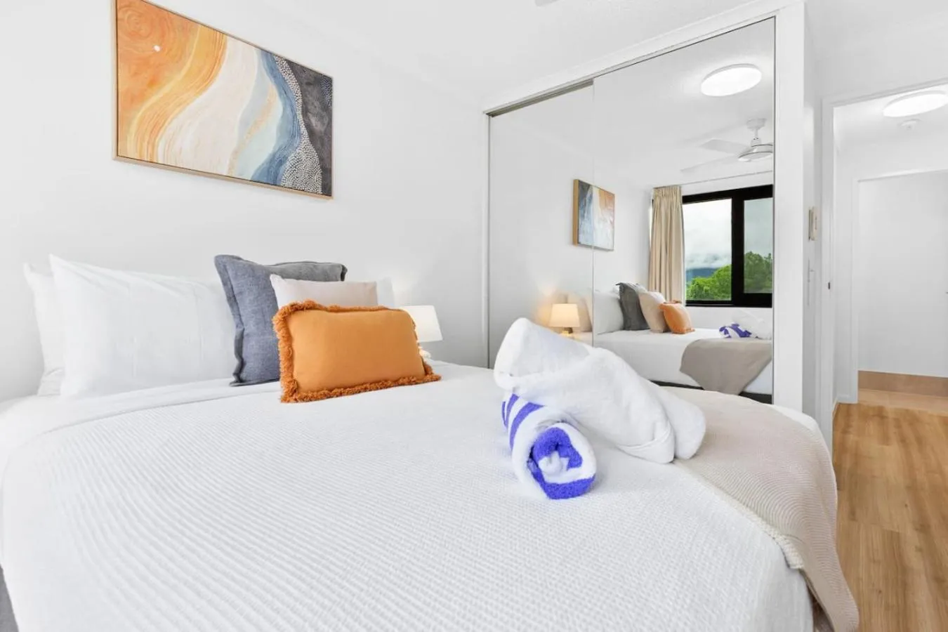 Bed in Aquarius Esplanade Retreat