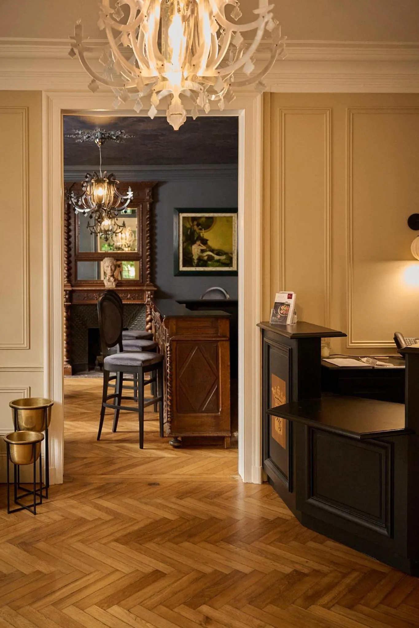 Lobby or reception in Hôtel du Château Bois Guibert