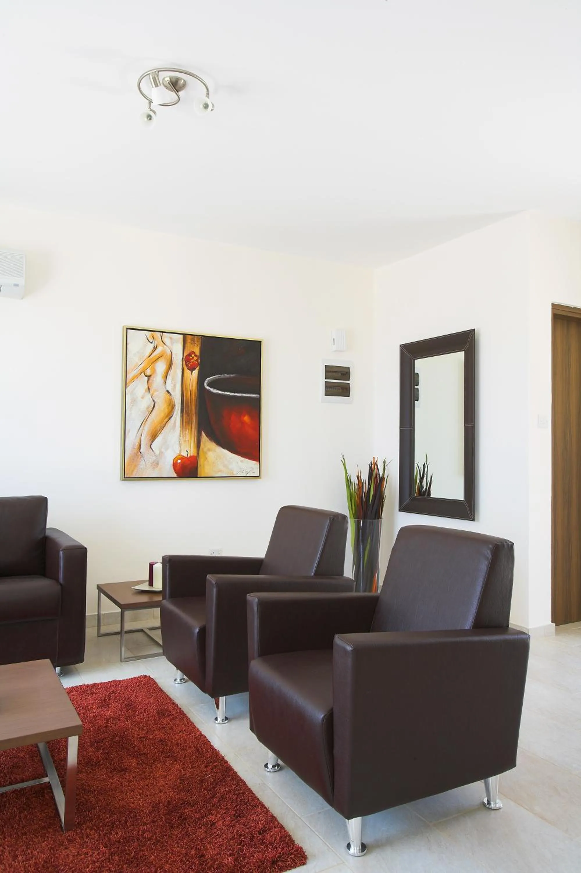 Living room in Chloraka Terrace Apartments
