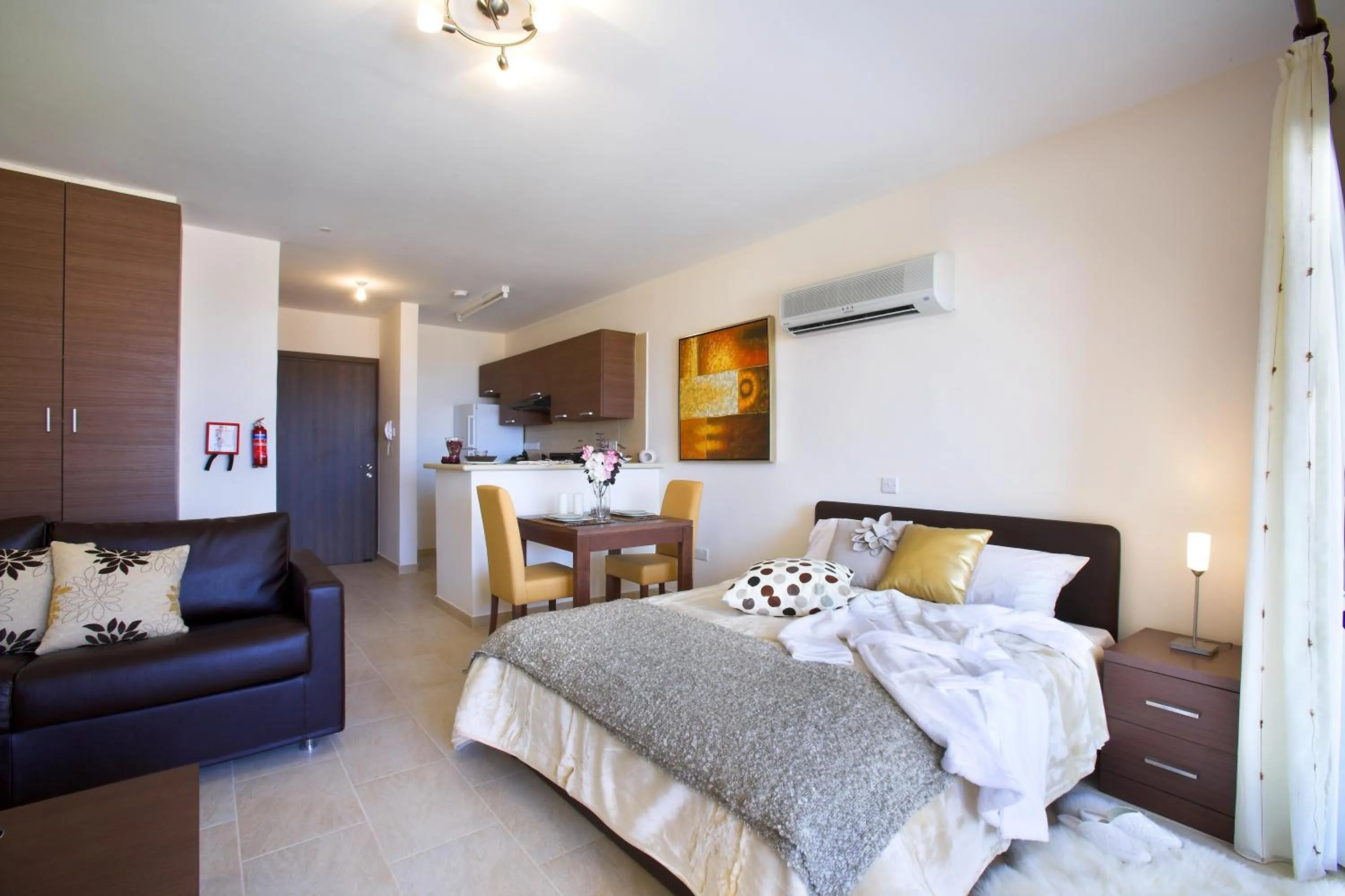 Bedroom in Chloraka Terrace Apartments