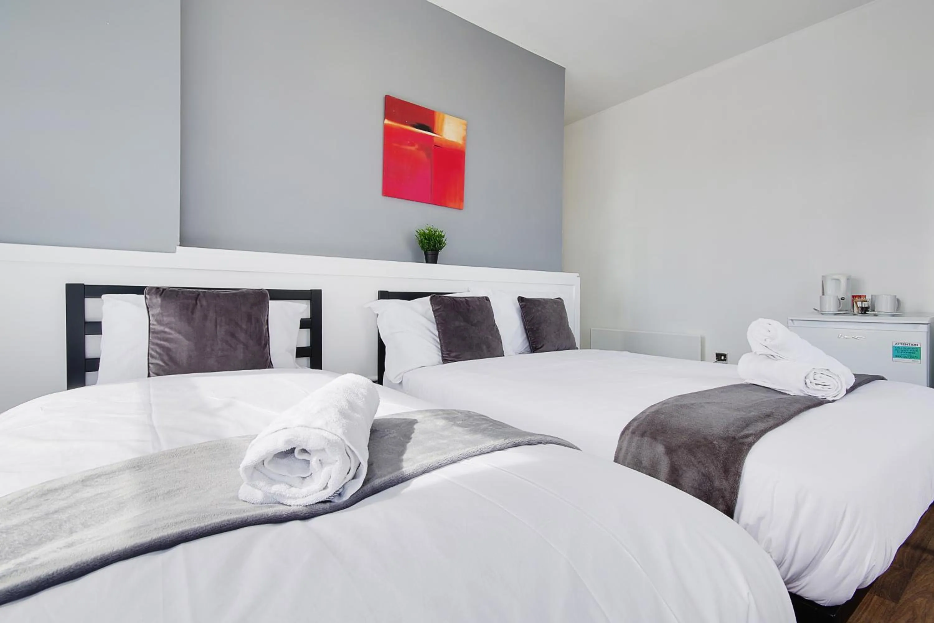 Bed in Azure Beach Hotel