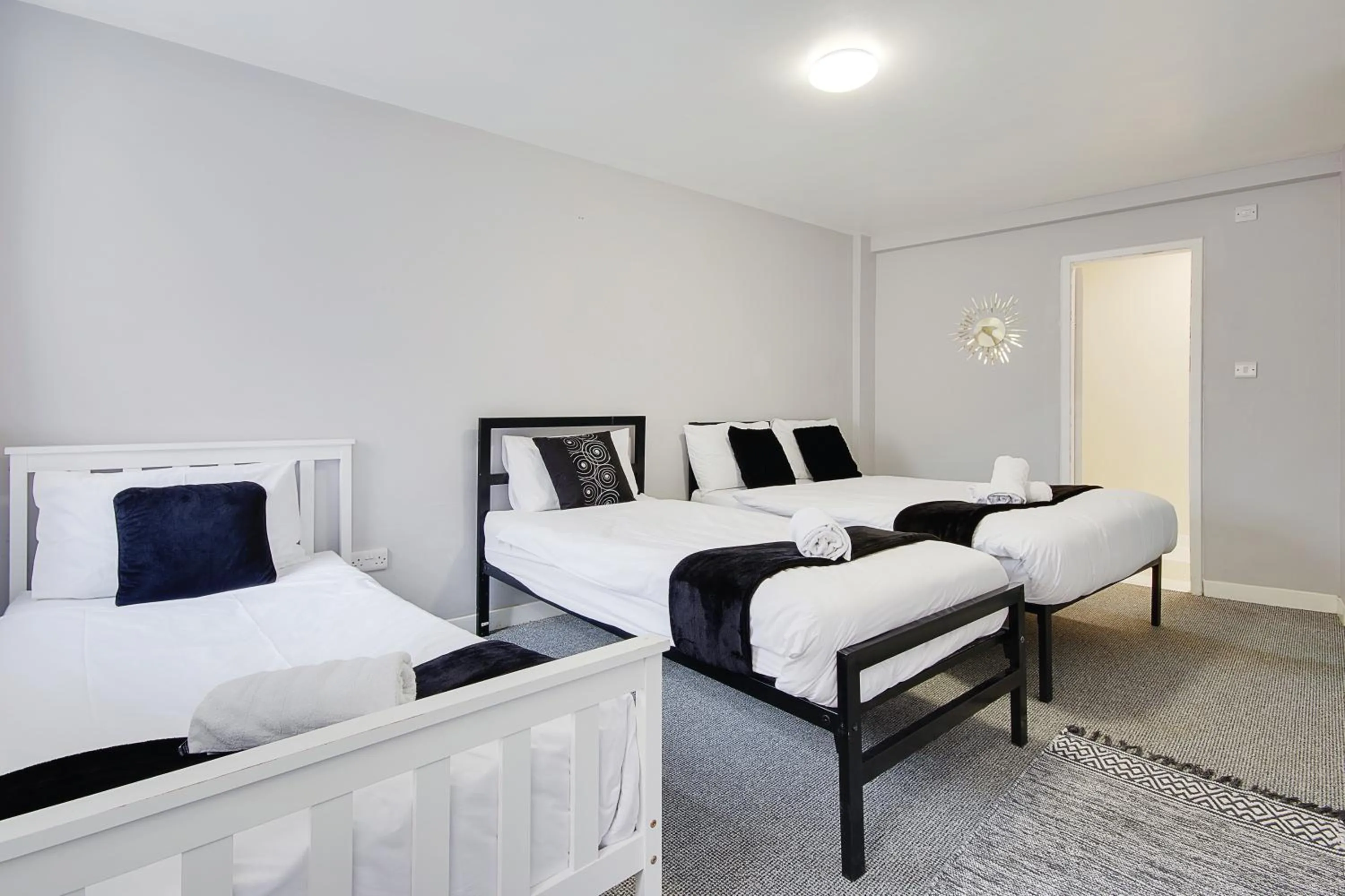 Bed in Azure Beach Hotel