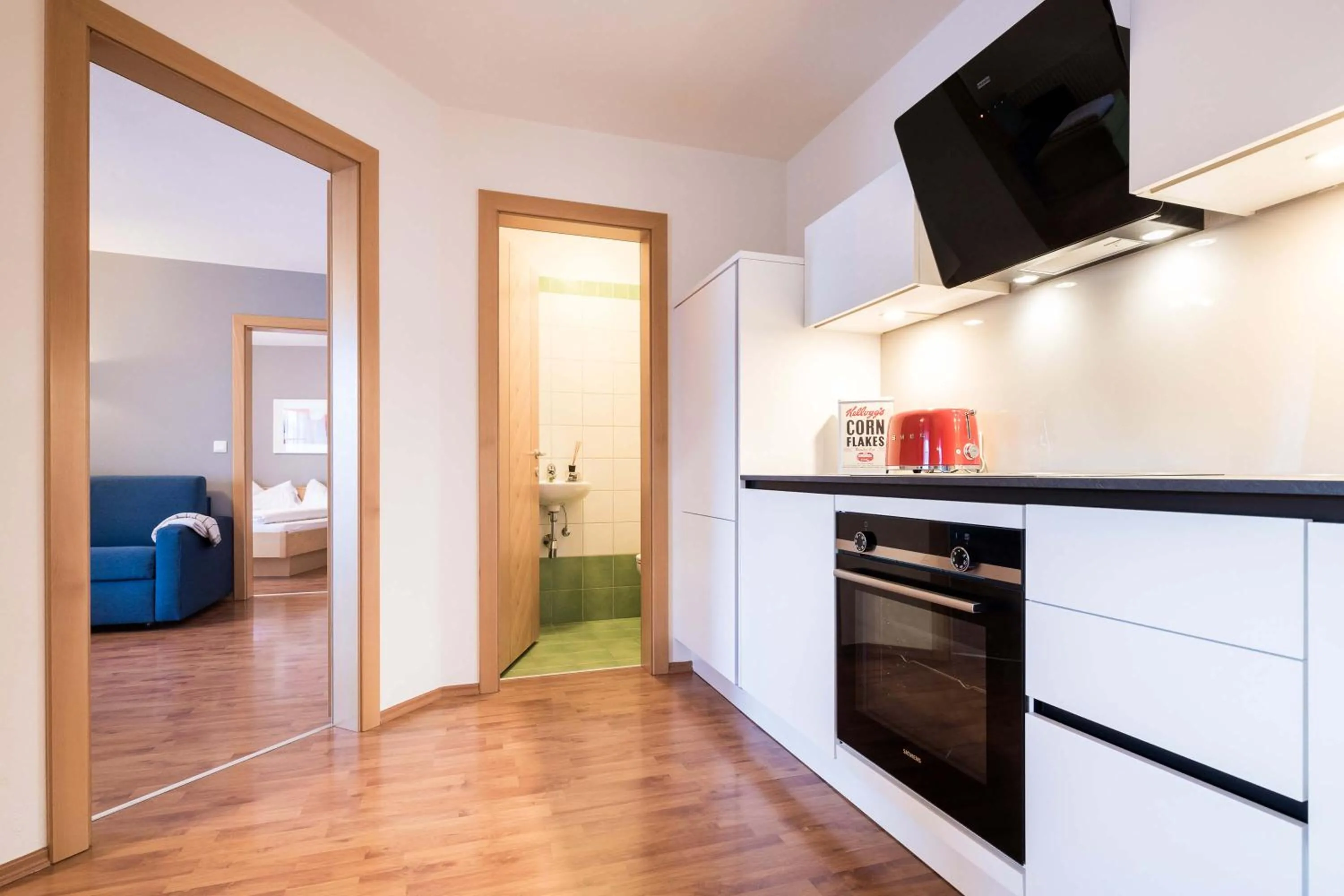 Kitchen or kitchenette in Sankt Johann Spa Suites & Apartments