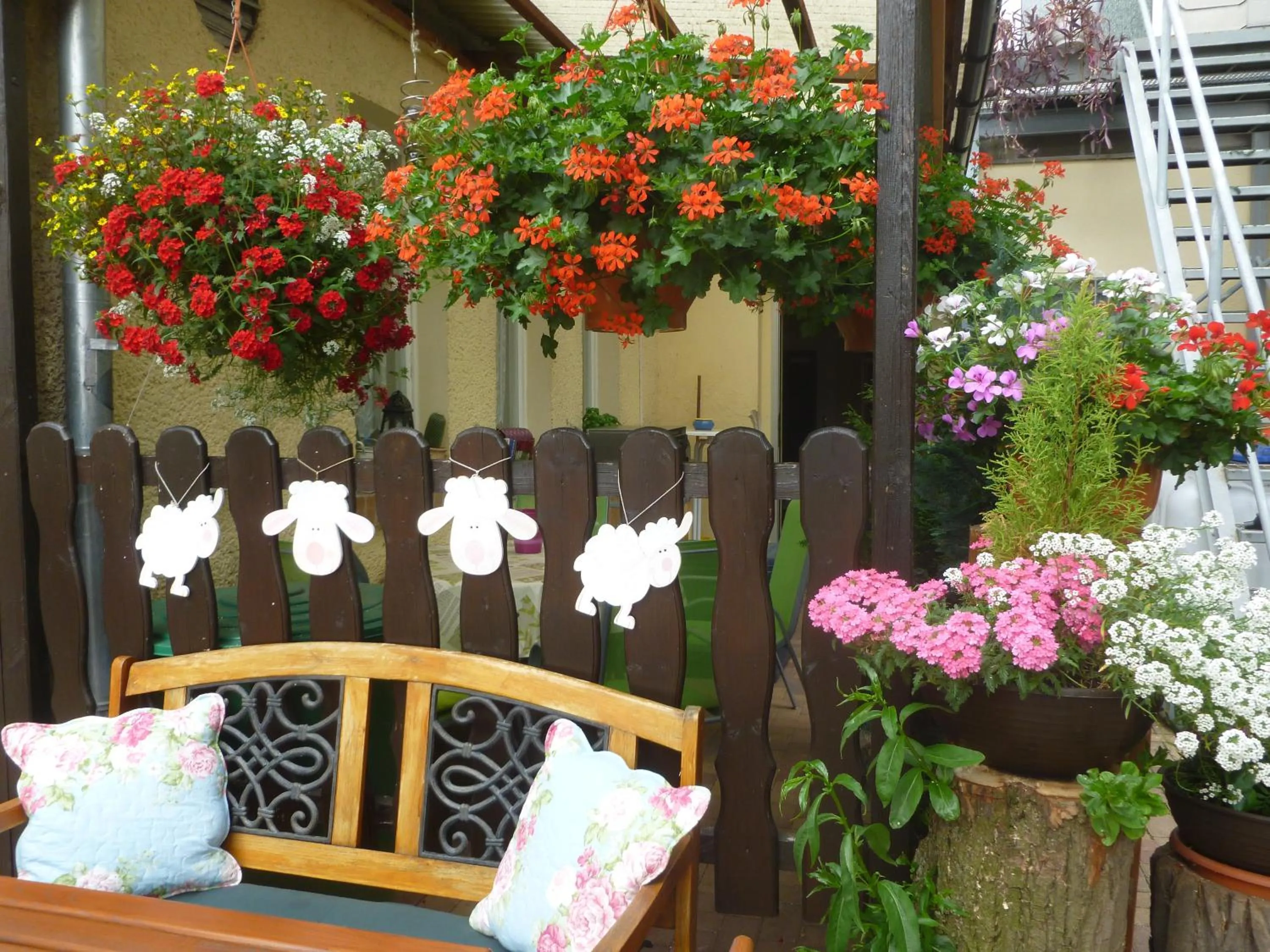 Garden in Gasthaus Forelle