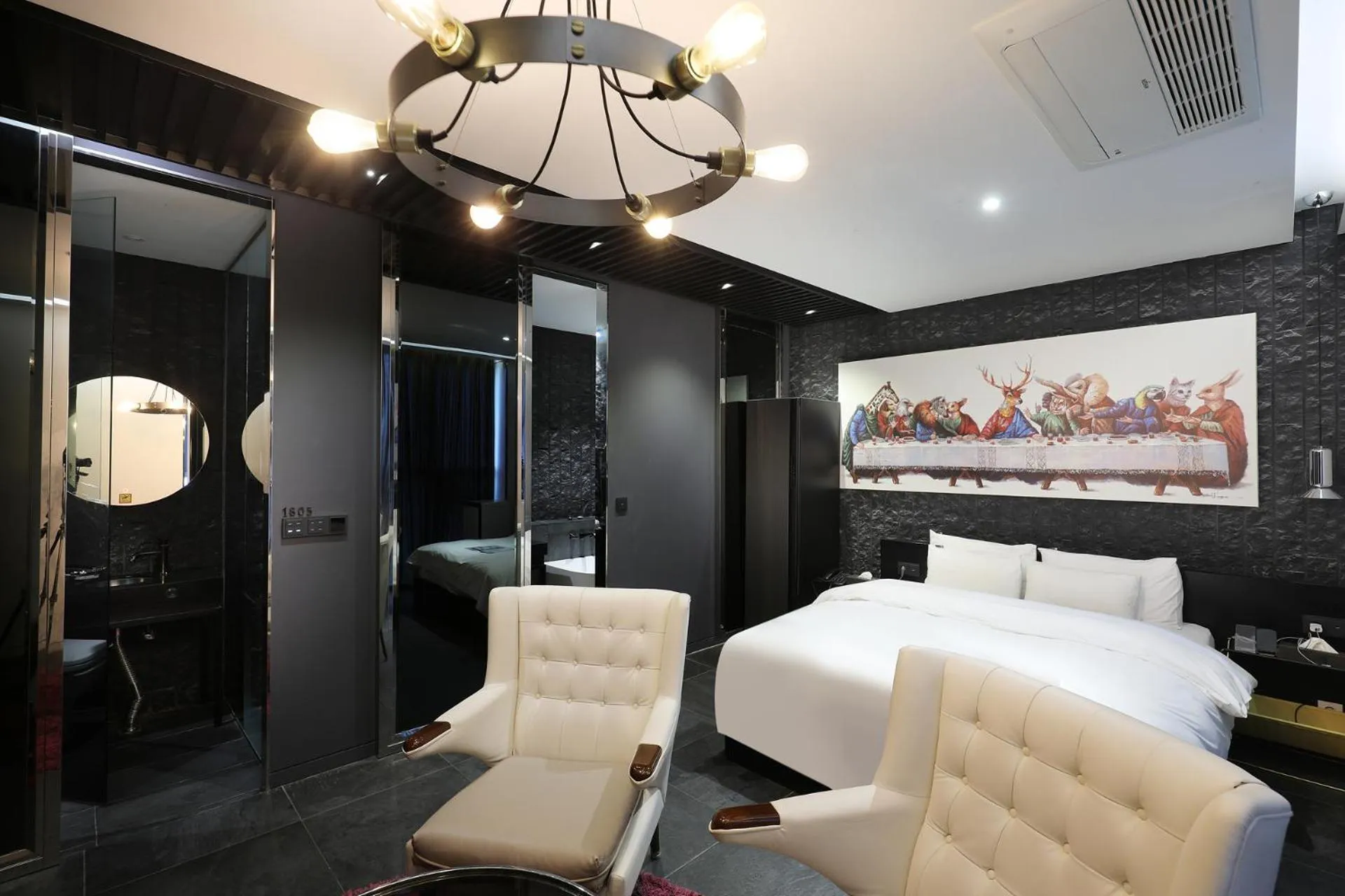 Bed in Hotel The Designers Premier Seongsu and Konkuk Univ