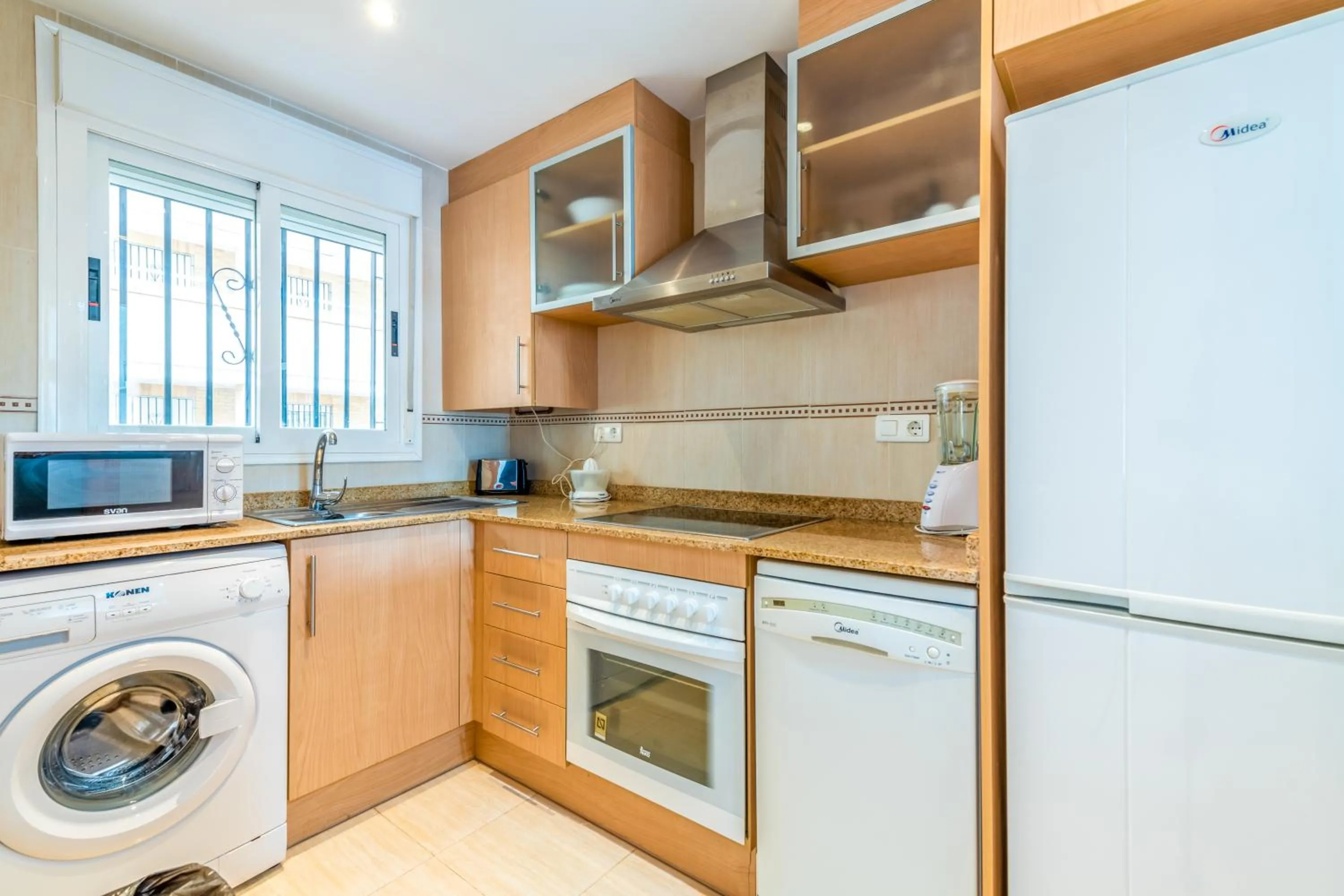 Kitchen or kitchenette in Vacaciones Oromarina Azahar