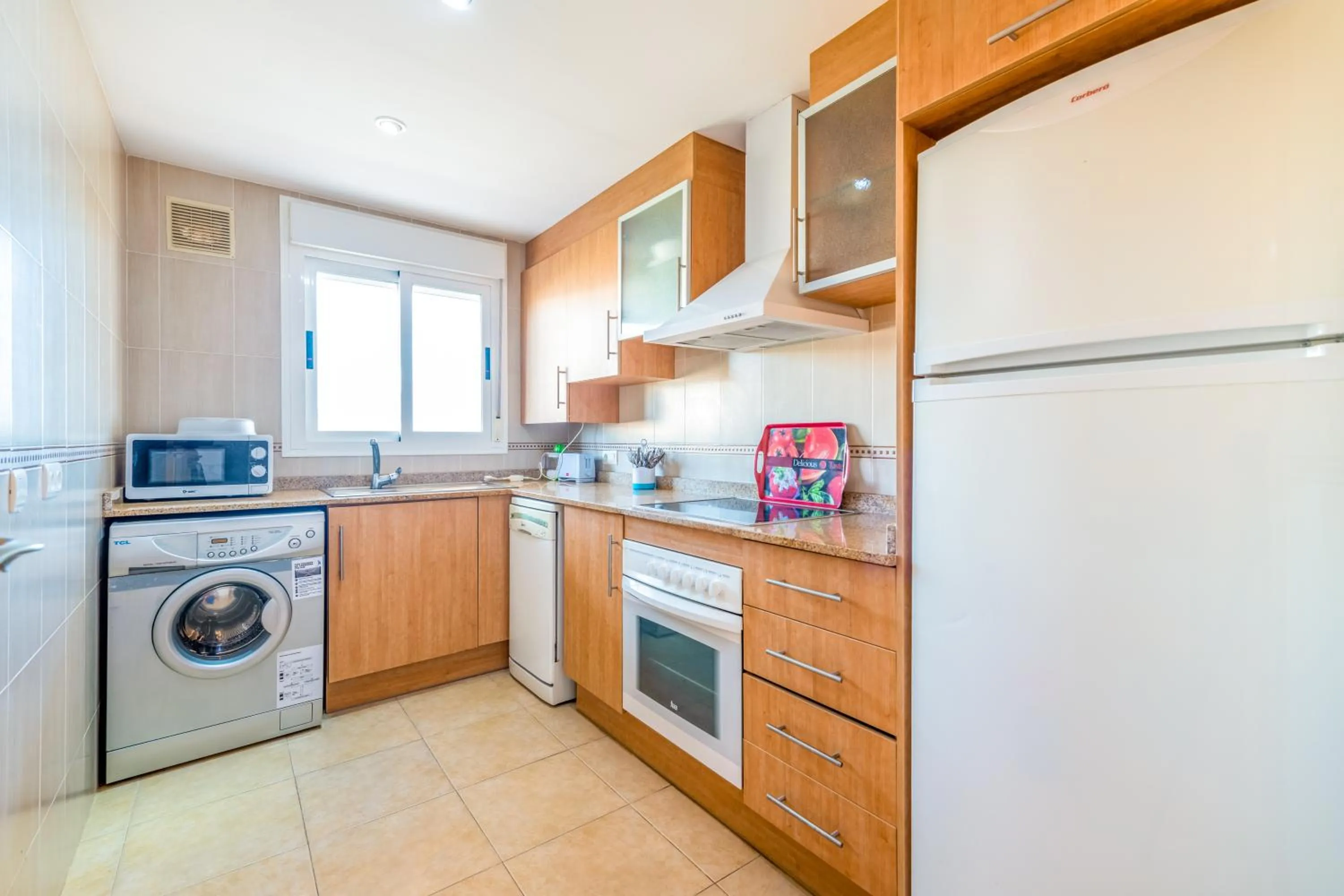 Kitchen or kitchenette in Vacaciones Oromarina Azahar