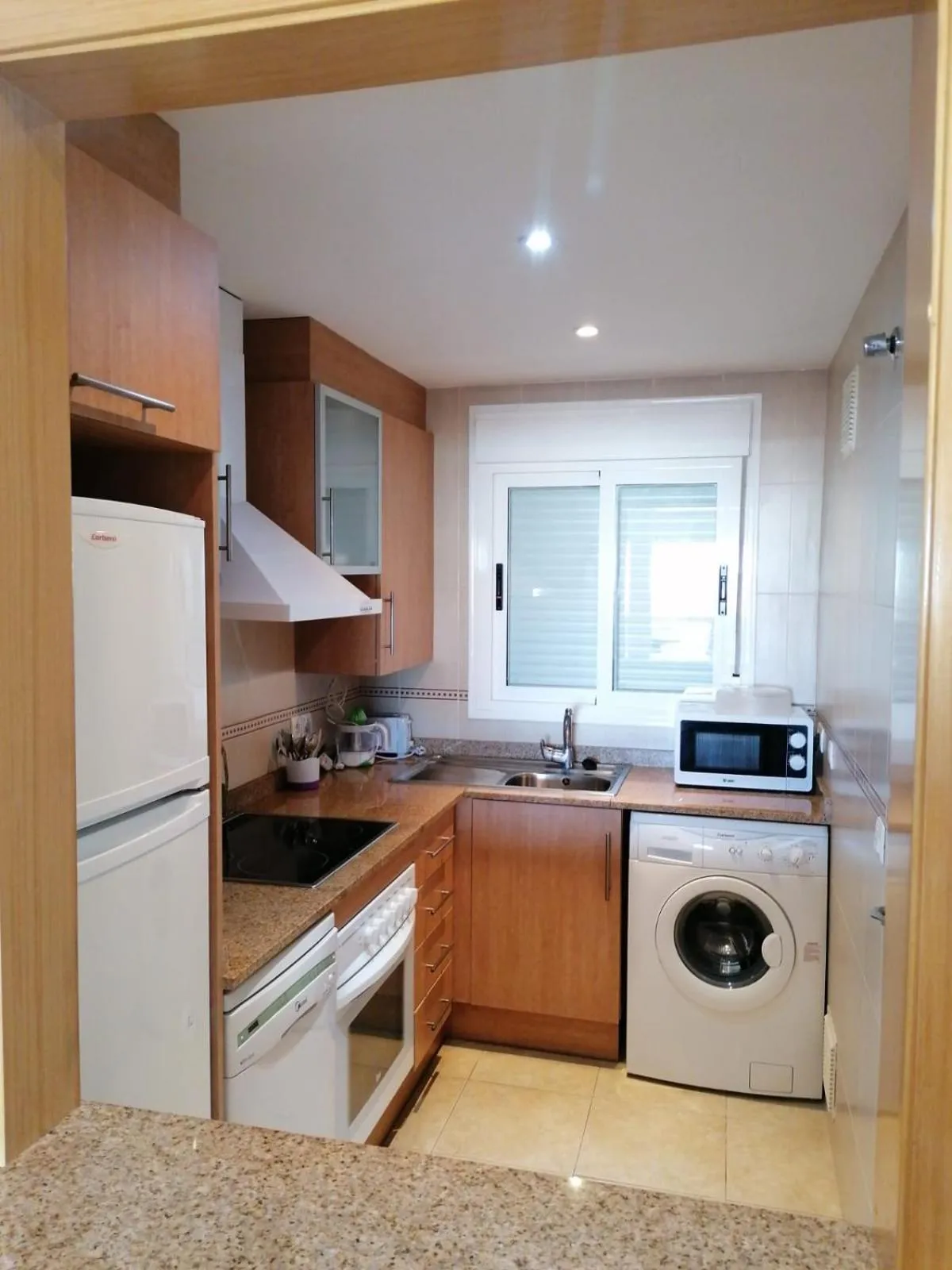 Kitchen or kitchenette in Vacaciones Oromarina Azahar