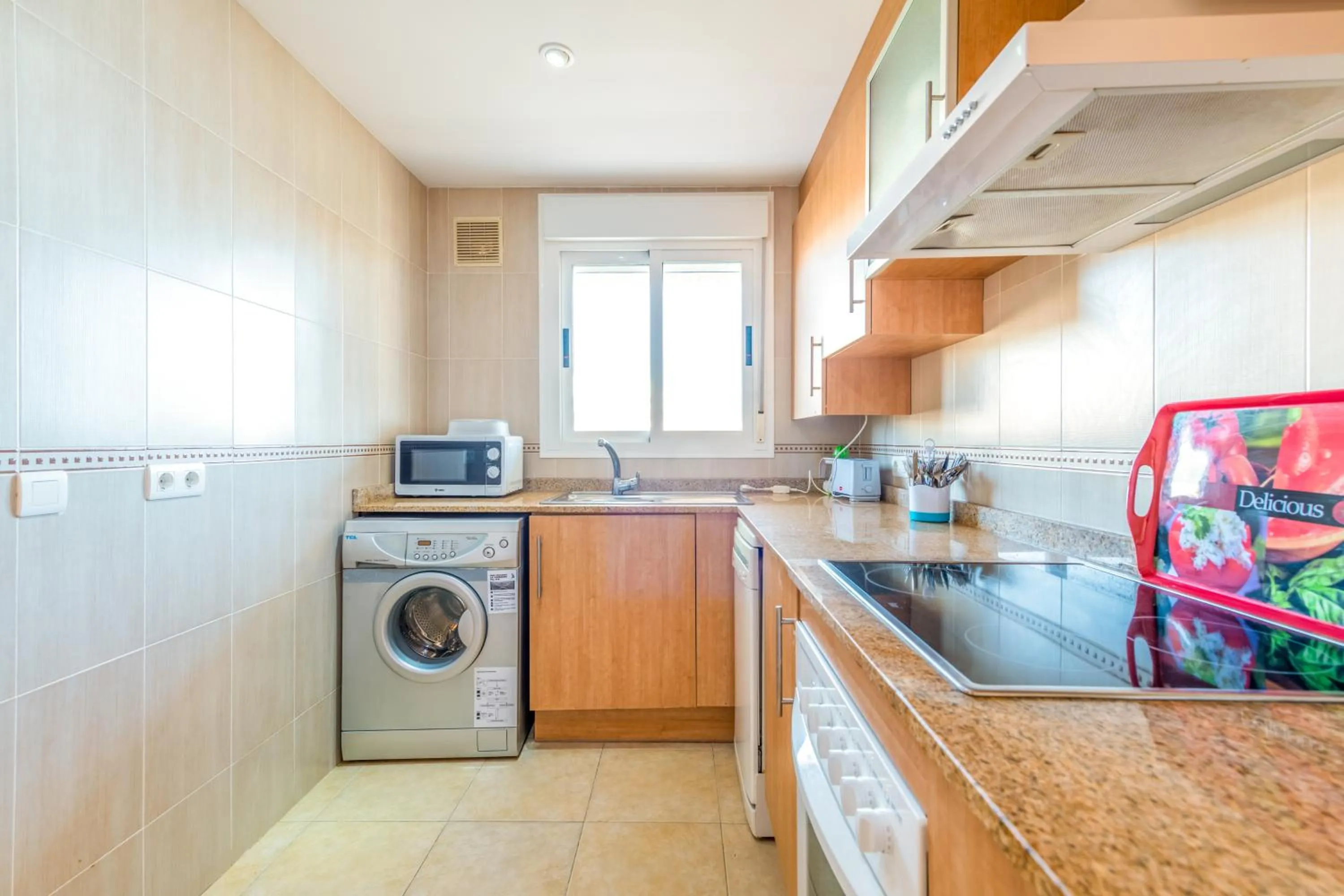 Kitchen or kitchenette in Vacaciones Oromarina Azahar