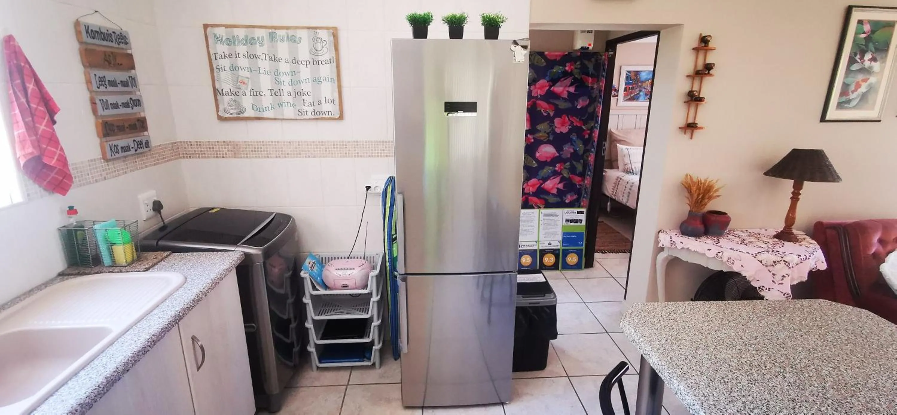 washing machine in The Third Dolphin