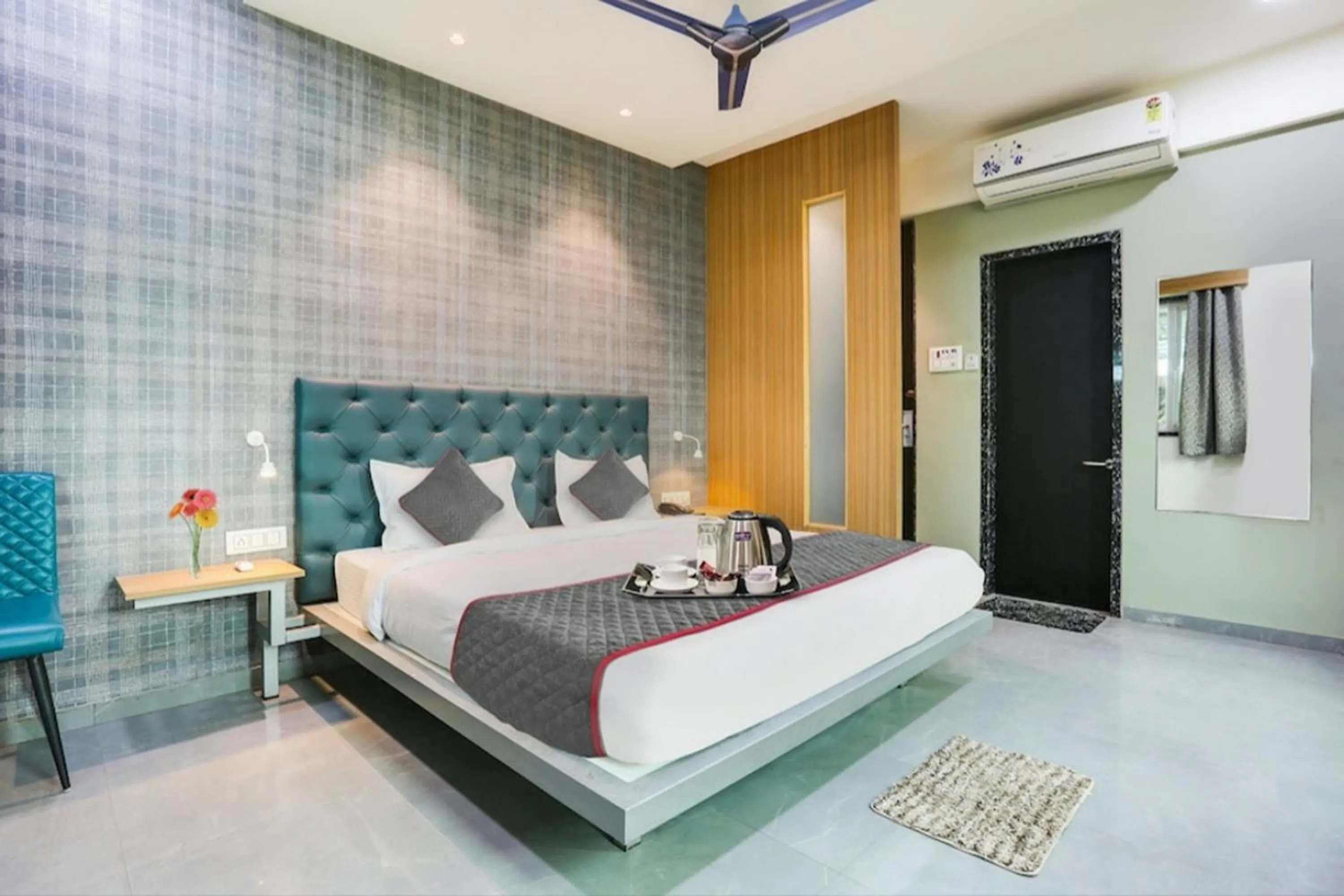 Bedroom, Bed in Hotel Stay Inn near Bhiwandi Thane Railway Station