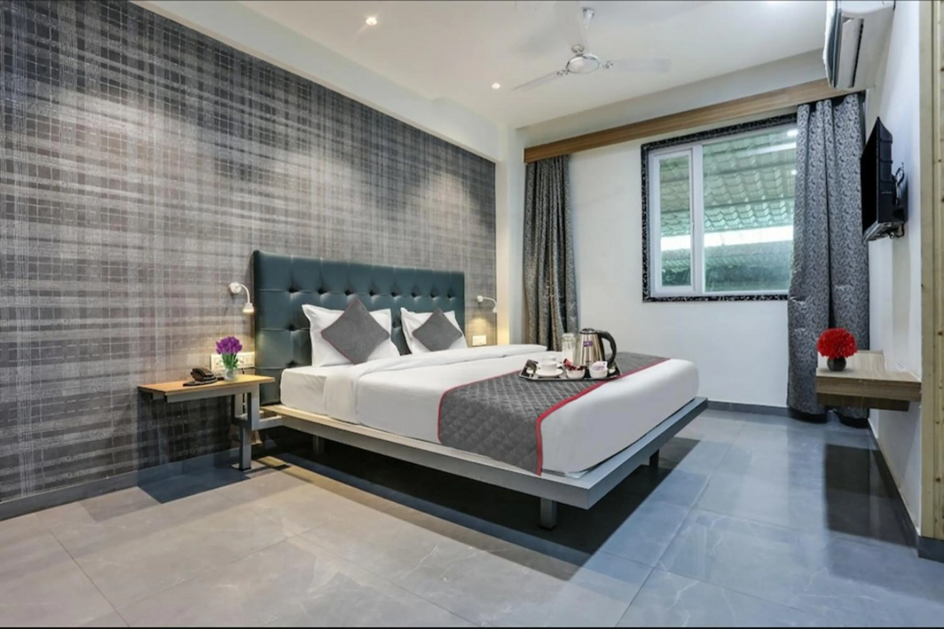 Bedroom, Bed in Hotel Stay Inn near Bhiwandi Thane Railway Station