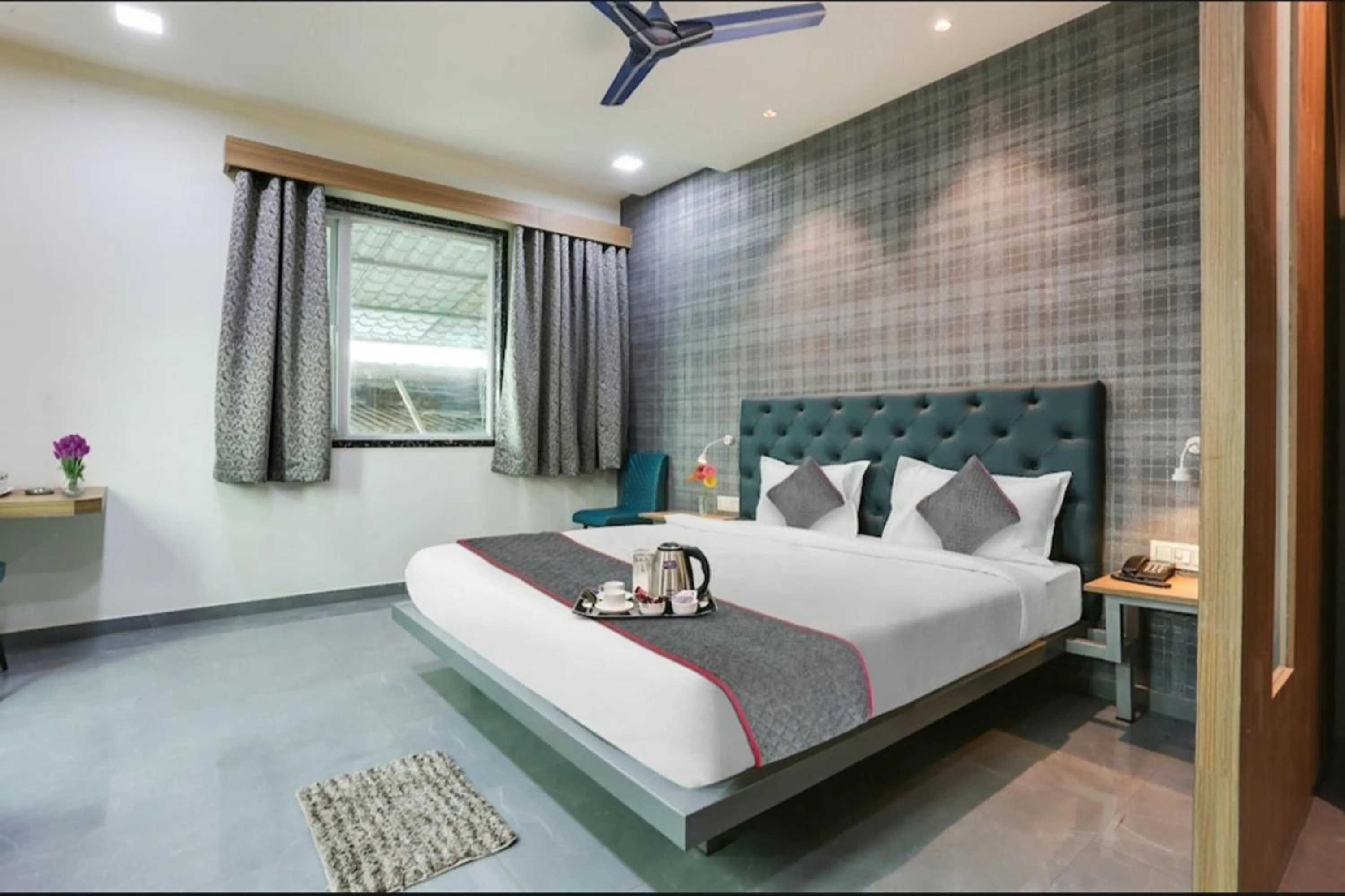 Bedroom, Bed in Hotel Stay Inn near Bhiwandi Thane Railway Station