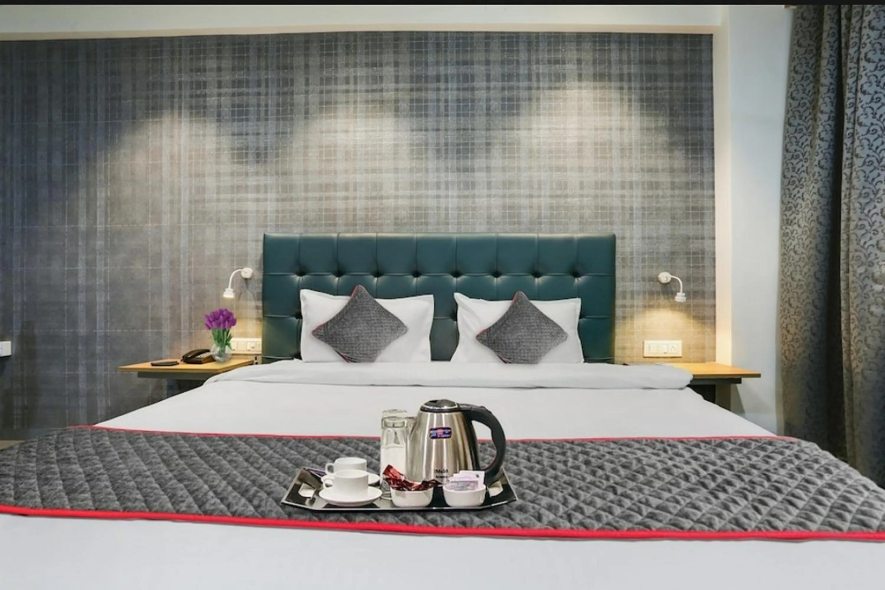 Bedroom, Bed in Hotel Stay Inn near Bhiwandi Thane Railway Station