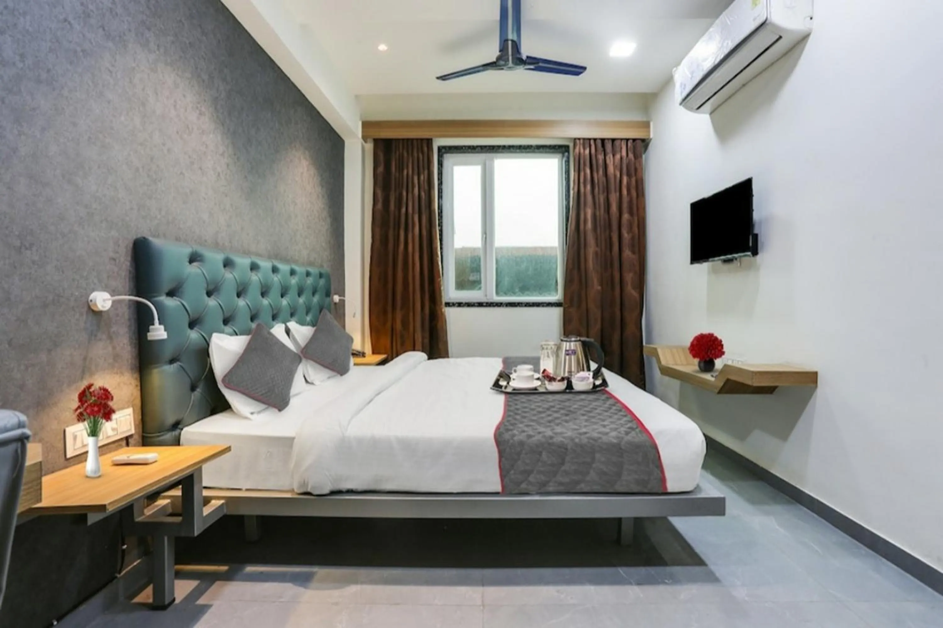 Bedroom, Bed in Hotel Stay Inn near Bhiwandi Thane Railway Station
